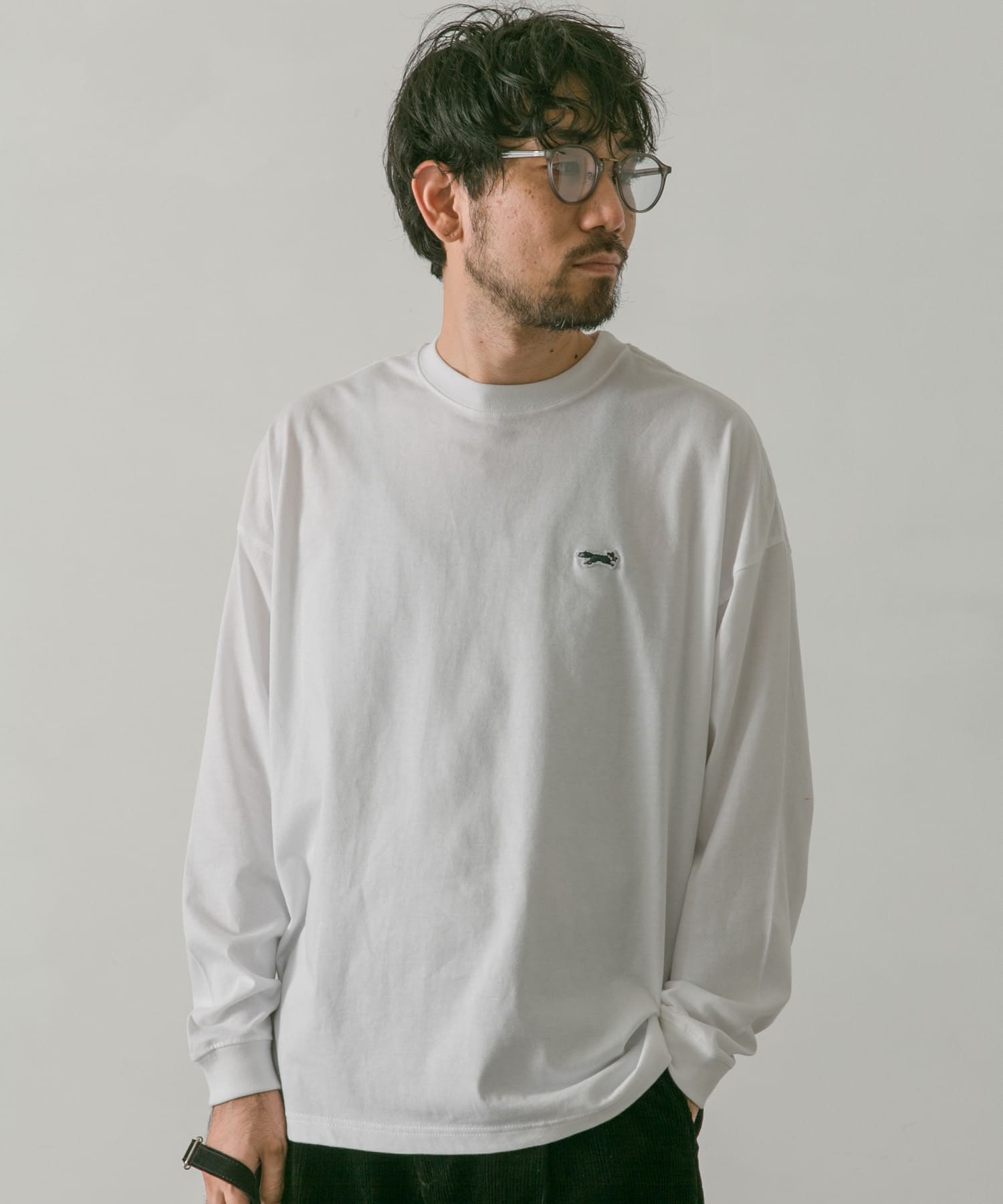 別注』PENNEYS×DOORS THE FOX ワッペンロングTシャツ[DR26-11H614