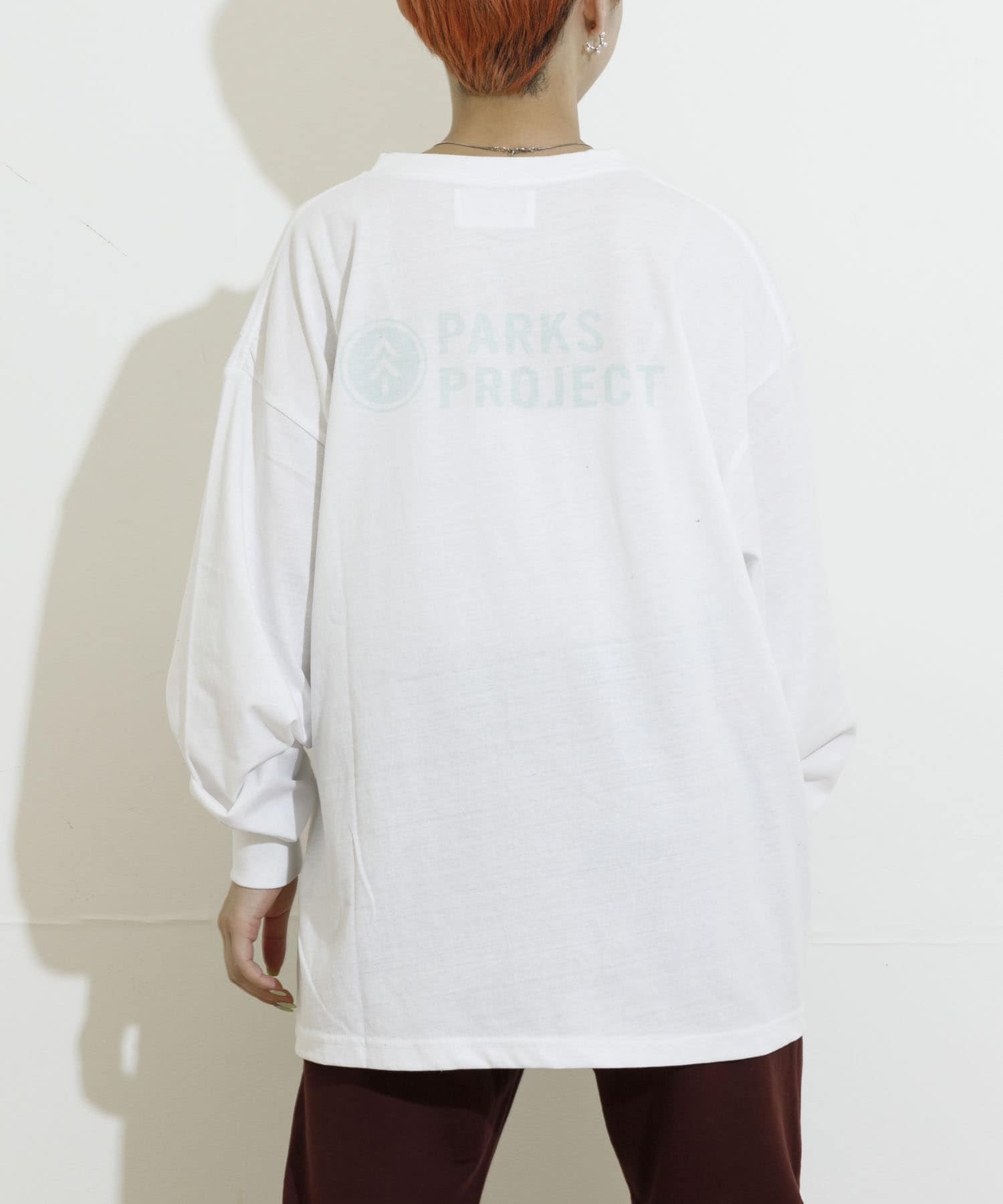 PARKS PROJECT LOGO LONG SLEEVE T-SHIRTS[PP22AW006-T27 PARKS PROJECT LOGO LONG SLEEVE T-SHIRTS[PP22AW006-T27