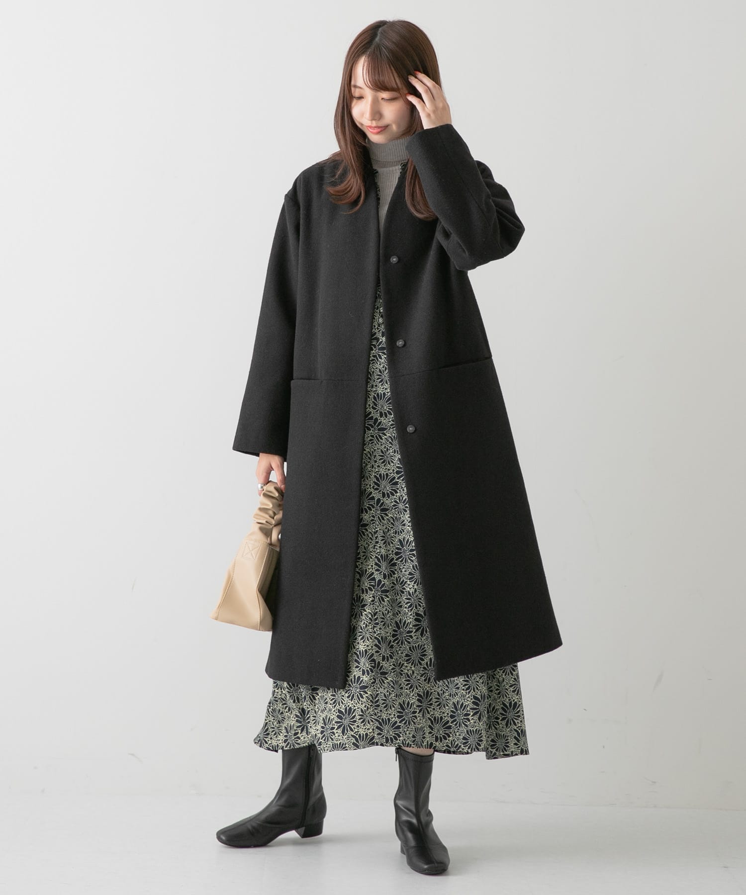 ウールノーカラーコート[IT27-27A005]｜URBAN RESEARCH公式