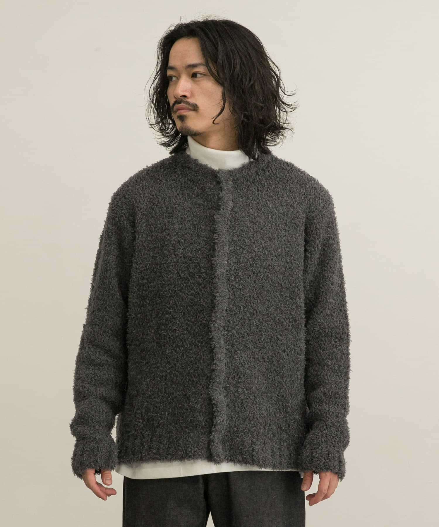 限定特価】 URU ウル CREW NECK KNIT CARDIGAN kead.al