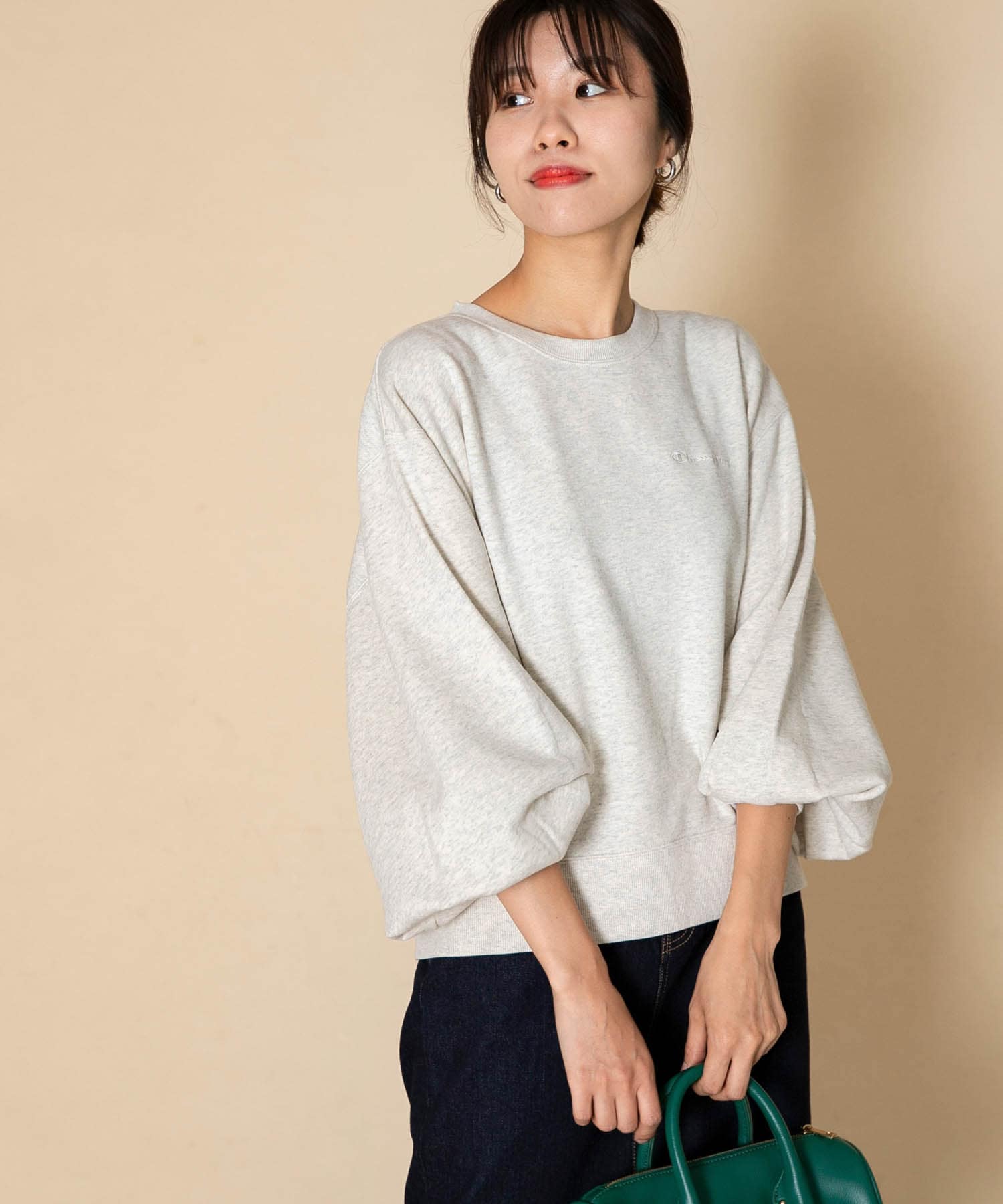 別注』Champion ボリュームスリーブスウェット[CWS035-SL26]｜URBAN RESEARCH公式ファッション通販