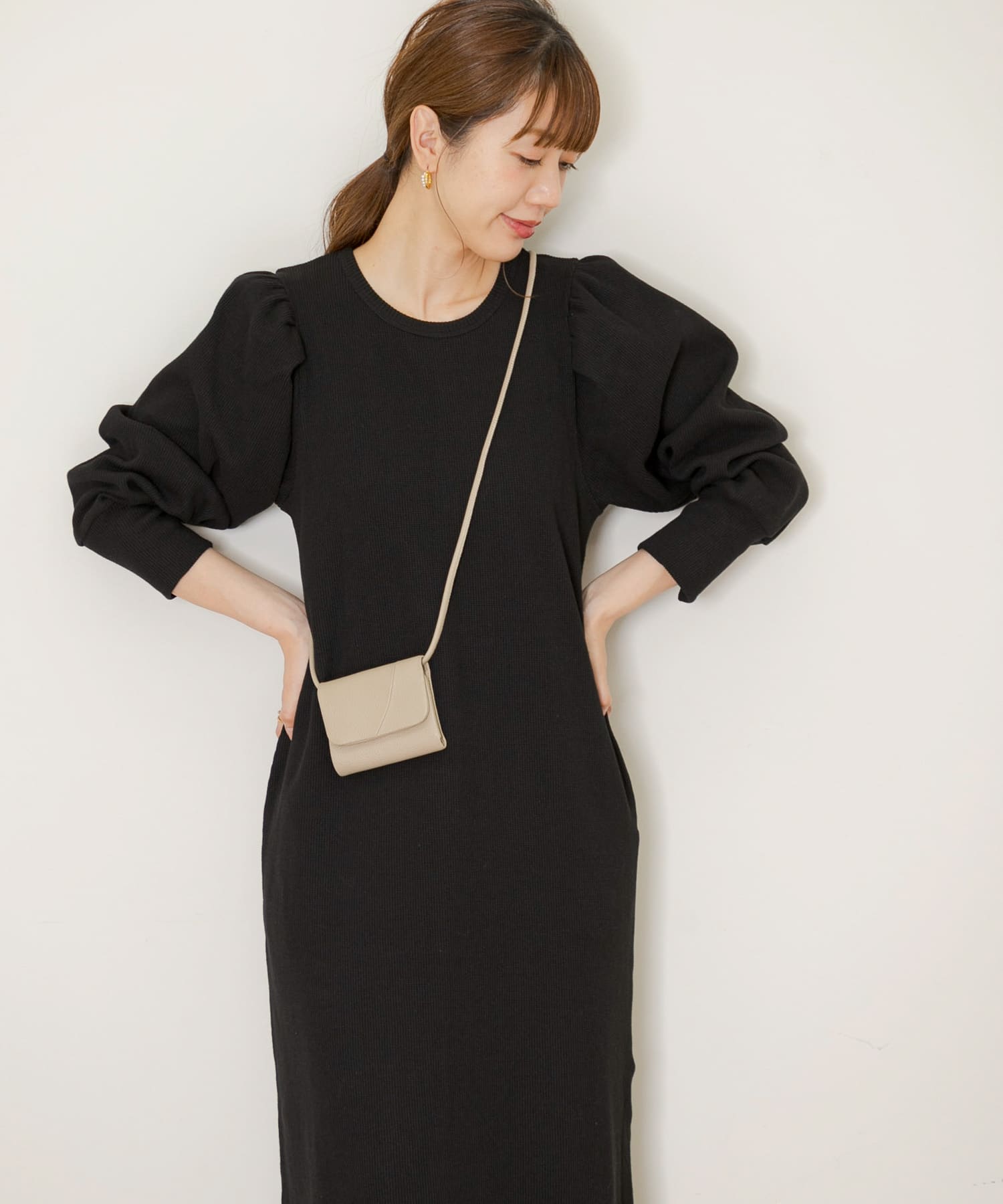 パフスリーブワッフルカットワンピース[LA26-26R401]｜URBAN RESEARCH公式ファッション通販