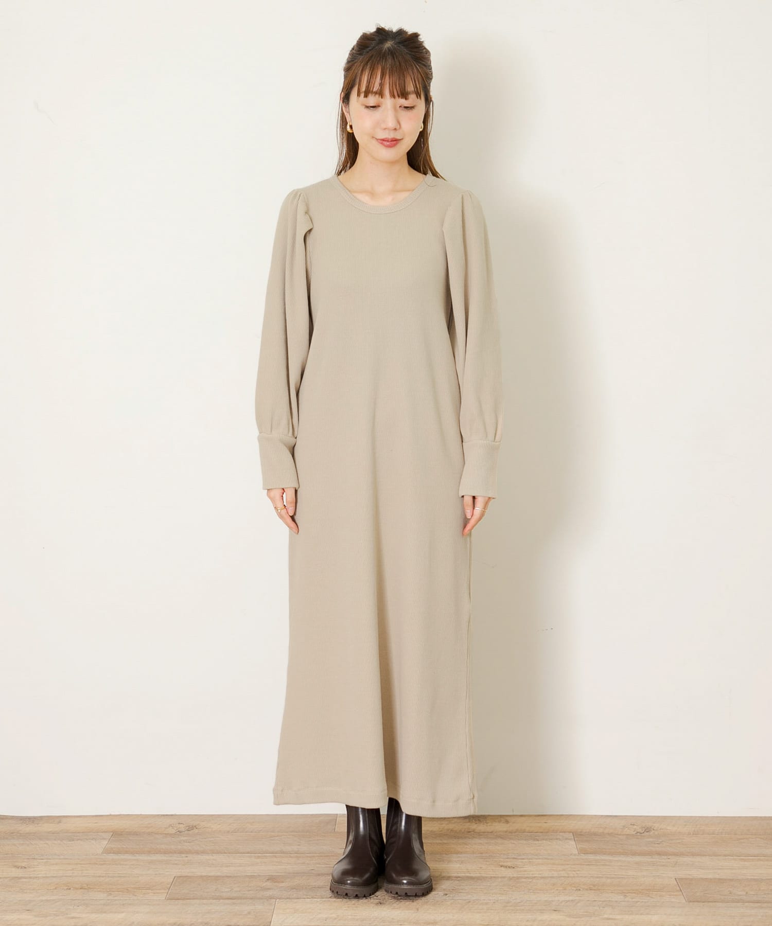 パフスリーブワッフルカットワンピース[LA26-26R401]｜URBAN RESEARCH公式ファッション通販