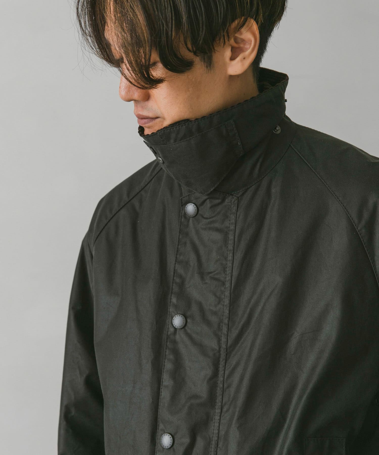販売売り出し』 Barbour×URBS OS Bedale Shirring カーキ