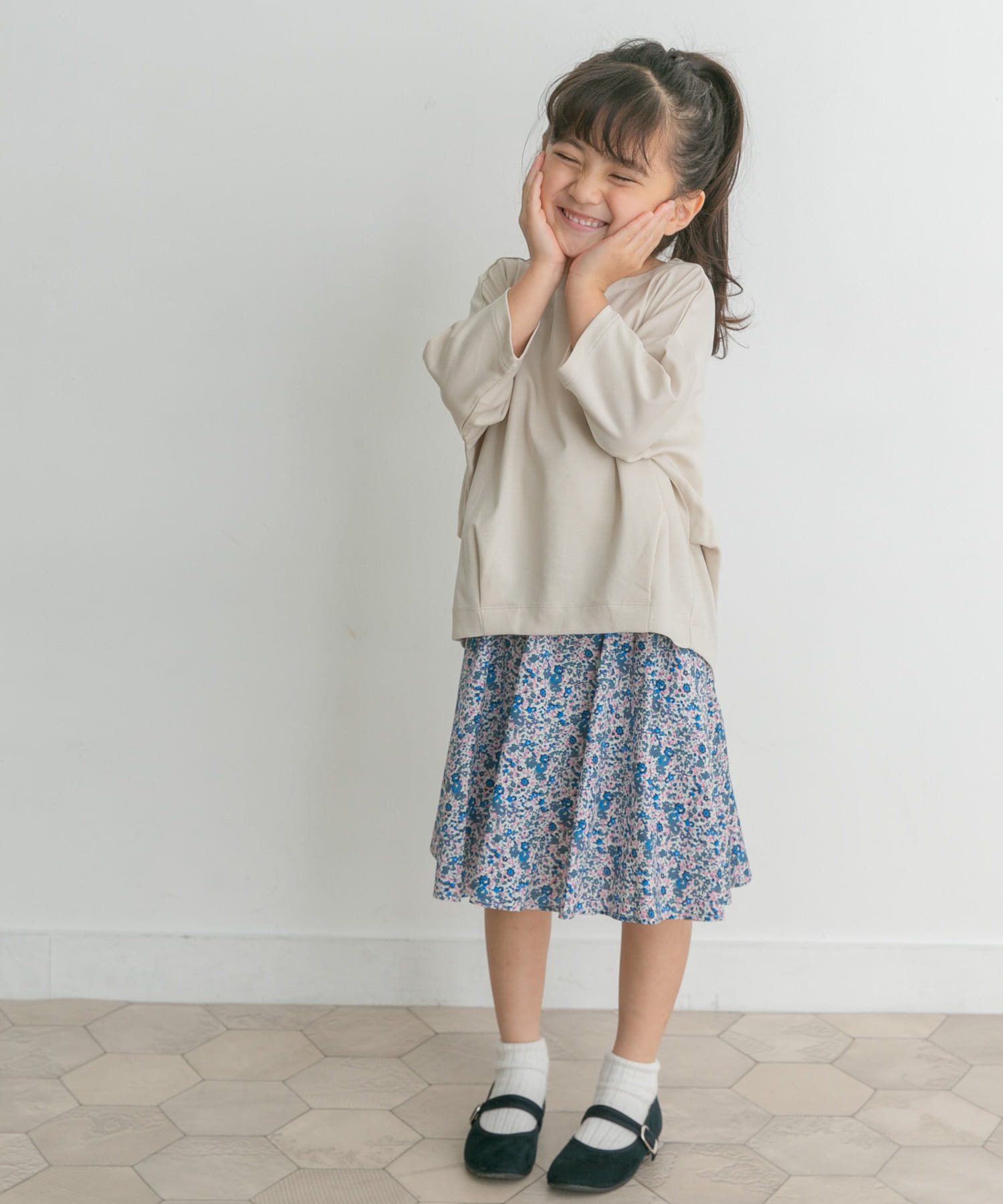花柄インナーパンツ付スカート(KIDS)[DR34-35B210]｜URBAN RESEARCH