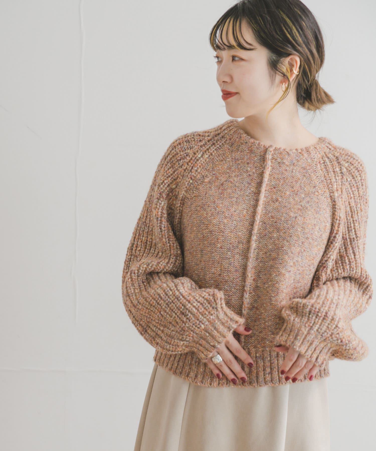 SALE/79%OFF】 メランジボリュームニット ITEMS アーバンリサーチ