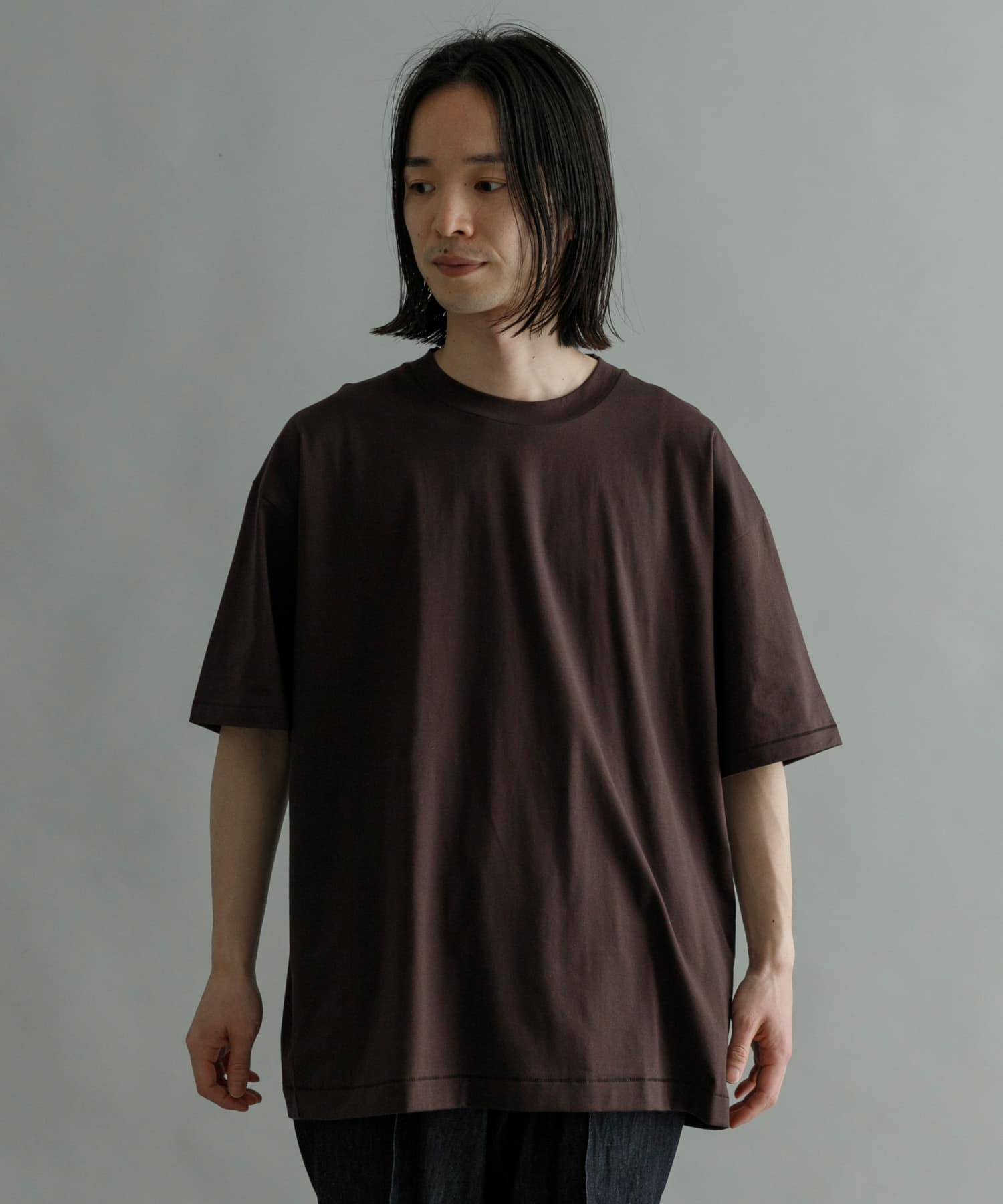 ATON SUVIN60/2 OVERSIZED T-SHIRTS[KKAGSM0015-UM35