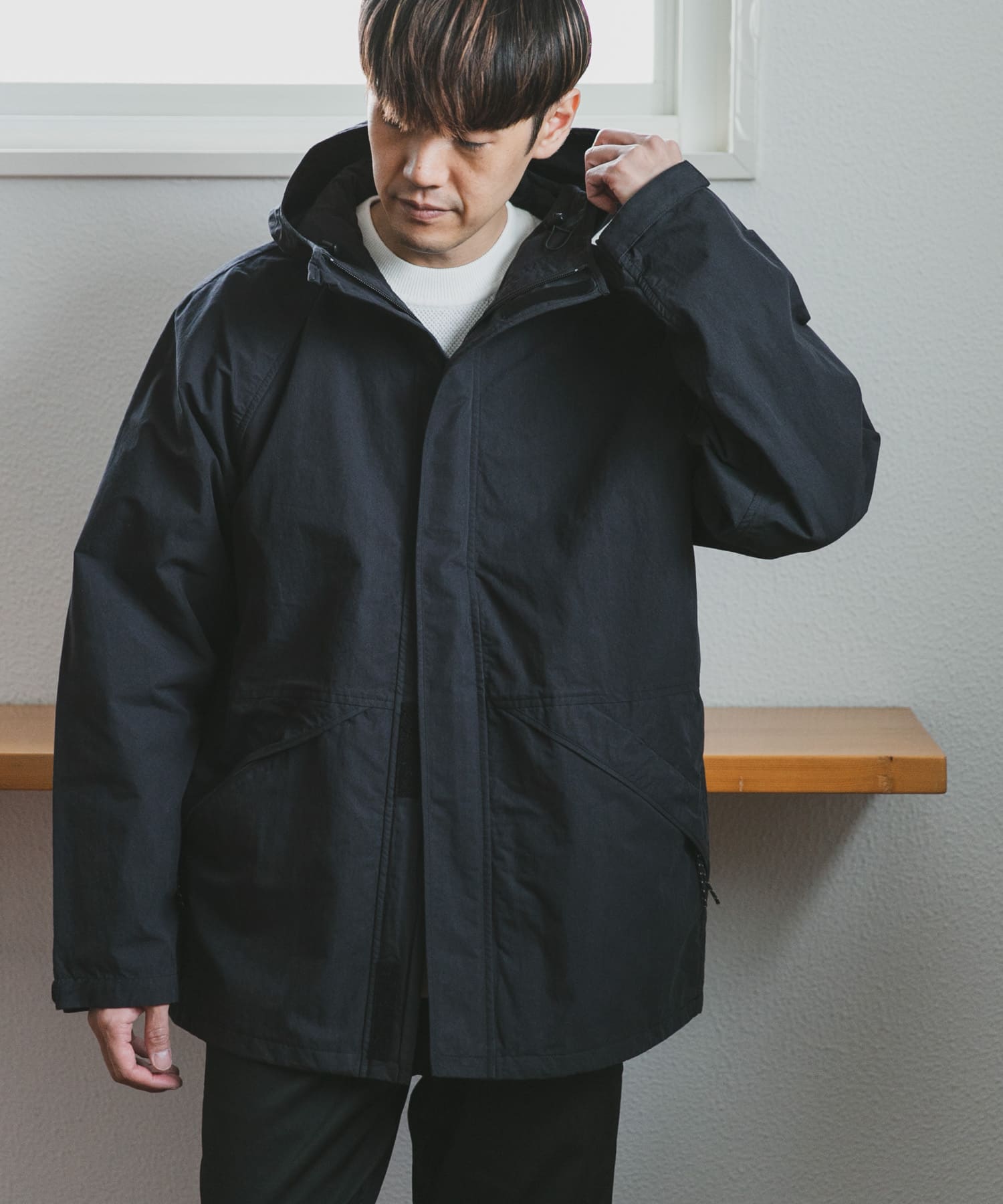 20AW 定価20268円 BENETTON マルチカラーマウンテンパーカー - 通販
