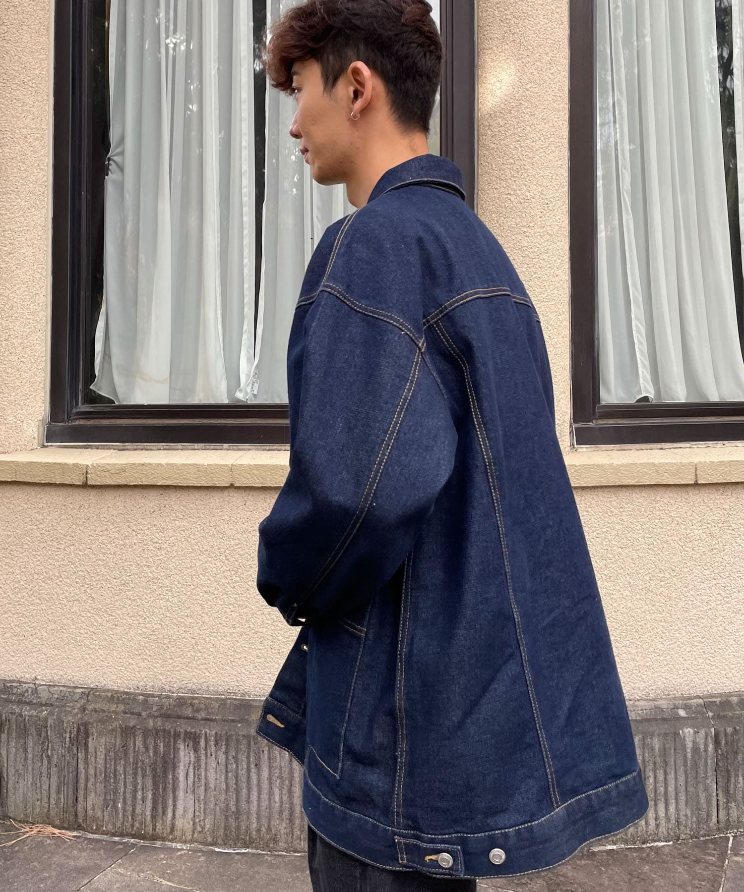 Couleur Meler sakasa trucker denim jacket[EC34-17S001]｜URBAN 