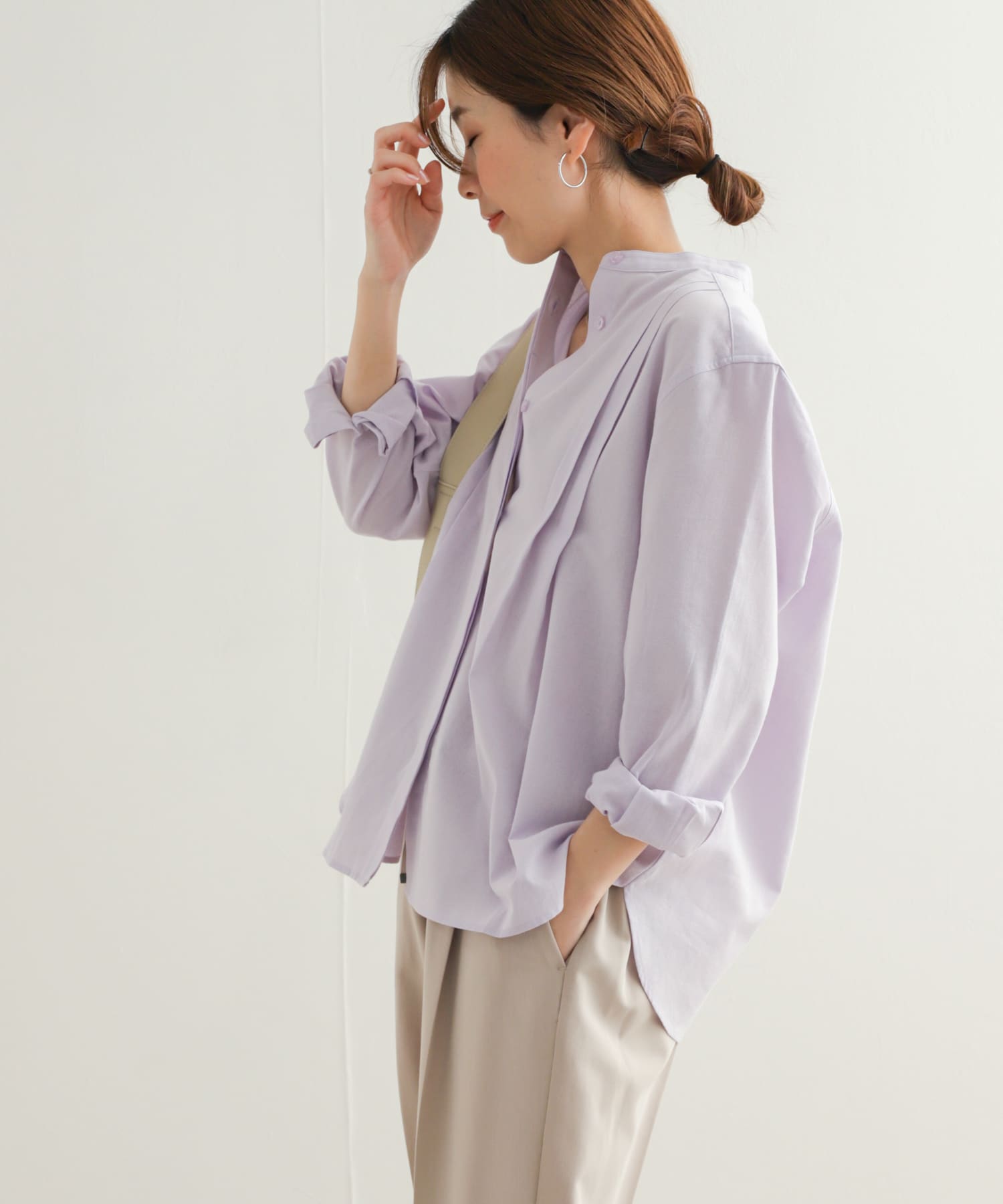 UNIFY URBAN RESEARCH DOORSコラボ スタンドカラーシャツ | housestars