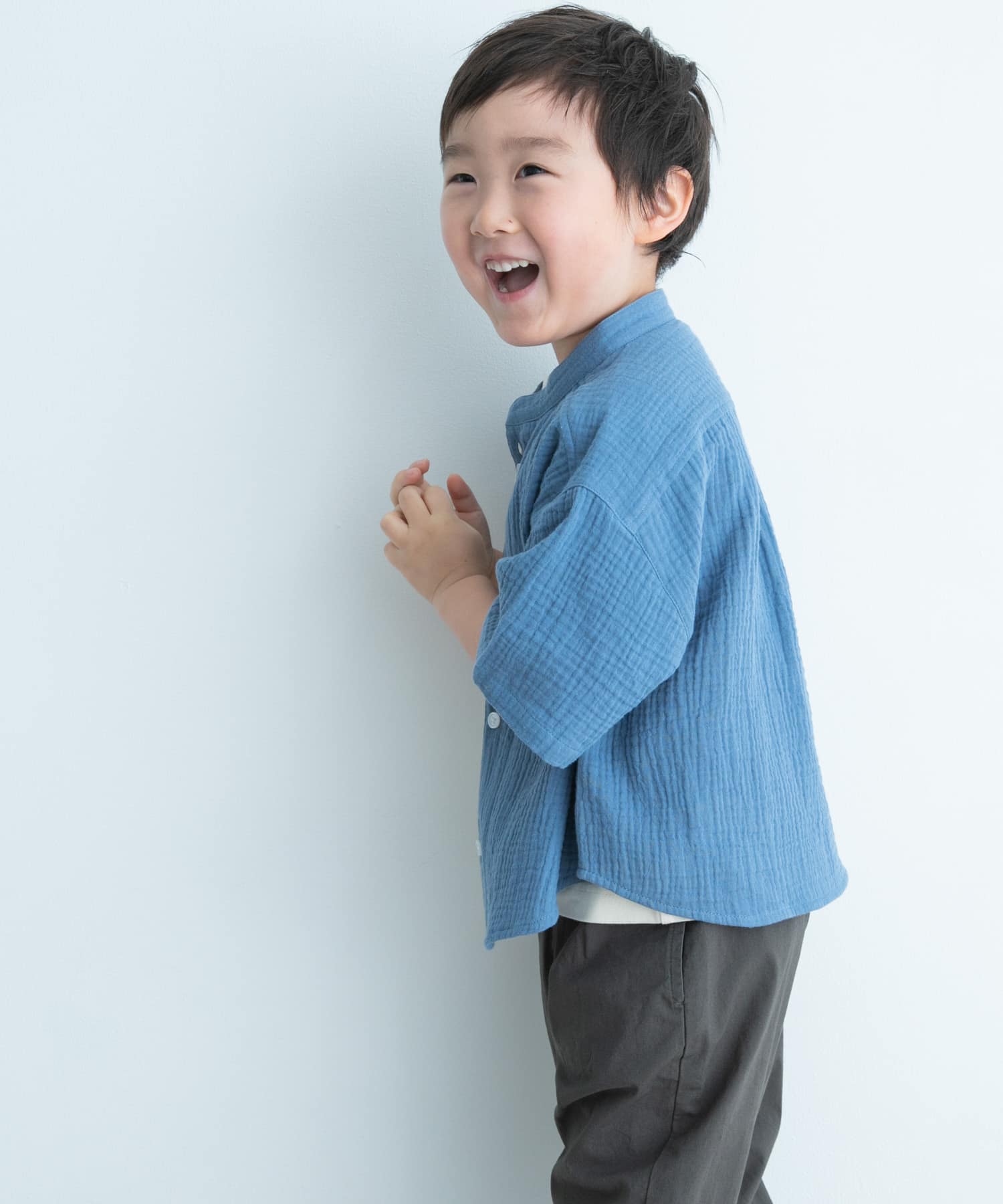 Wガーゼバンドカラーシャツ(KIDS)[DR35-33B149]｜URBAN RESEARCH公式