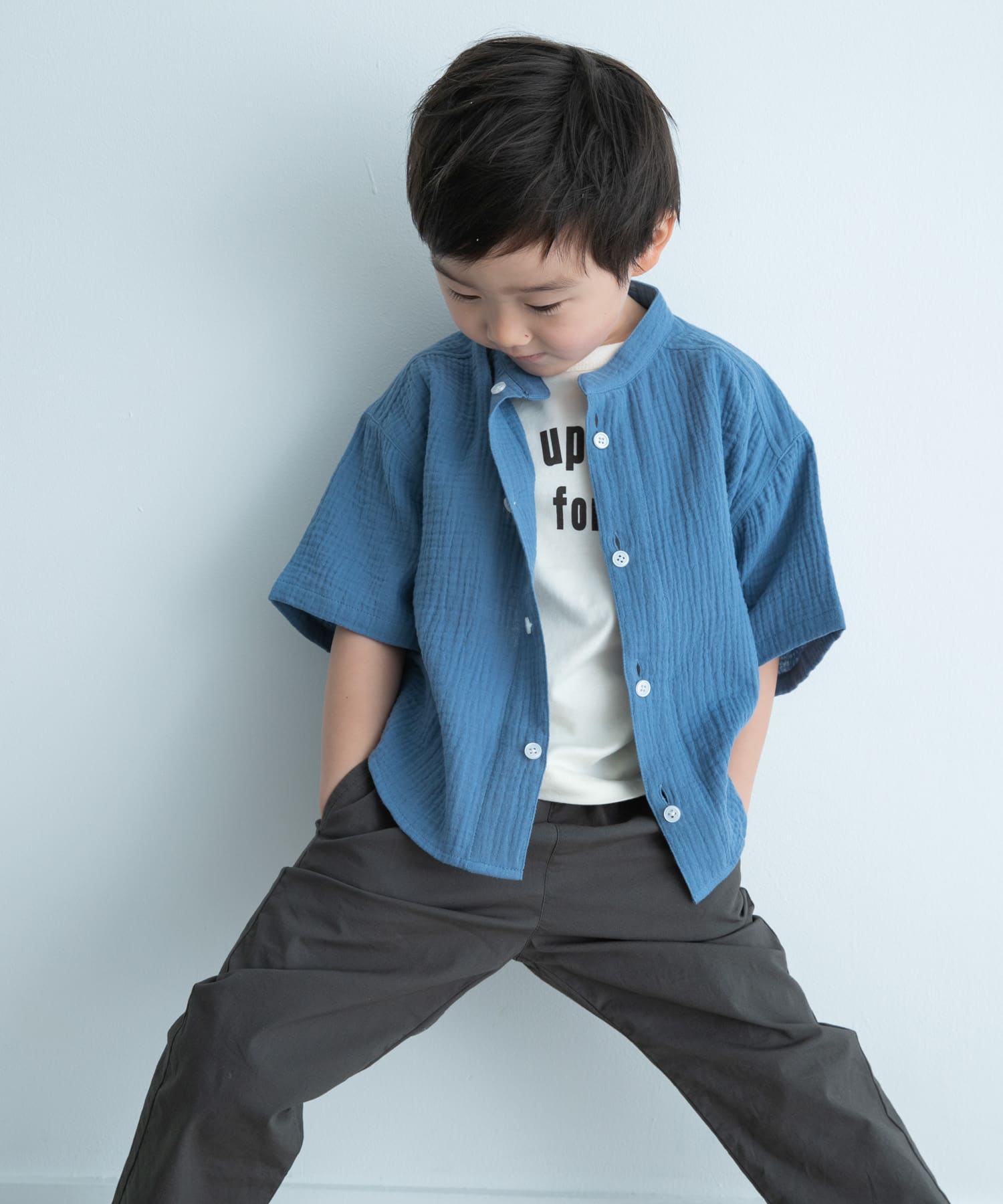 Wガーゼバンドカラーシャツ(KIDS)[DR35-33B149]｜URBAN RESEARCH公式