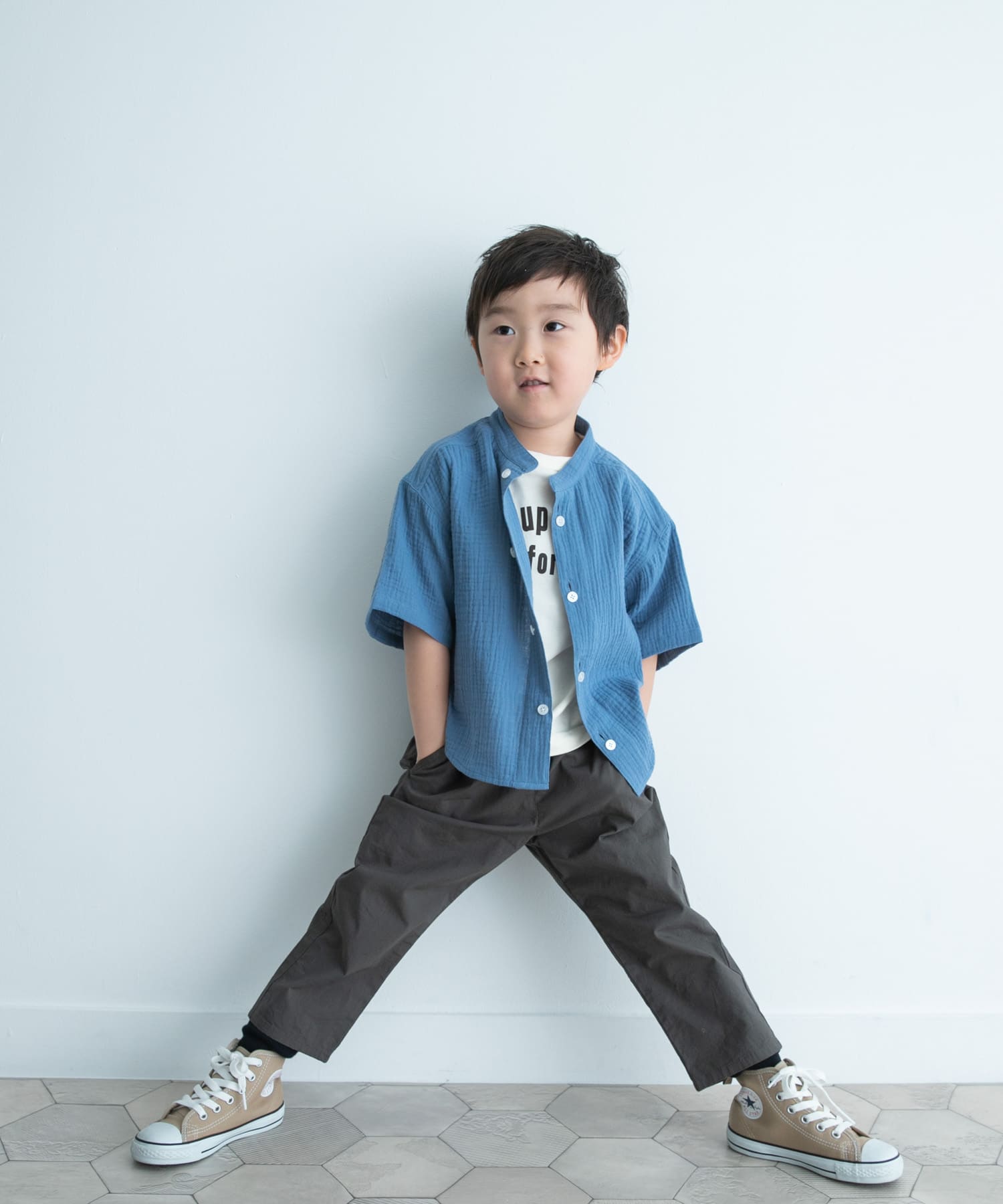 Wガーゼバンドカラーシャツ(KIDS)[DR35-33B149]｜URBAN RESEARCH公式