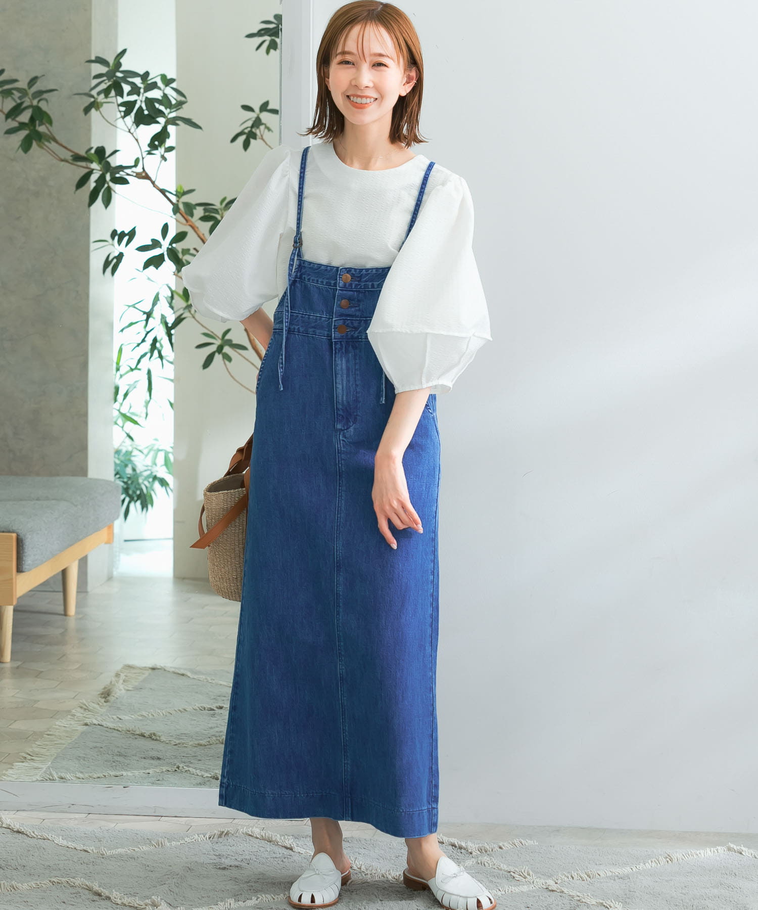 別注』Wrangler×ROSSO SALOPETTE SKIRT[WS8187-RL34]｜URBAN RESEARCH