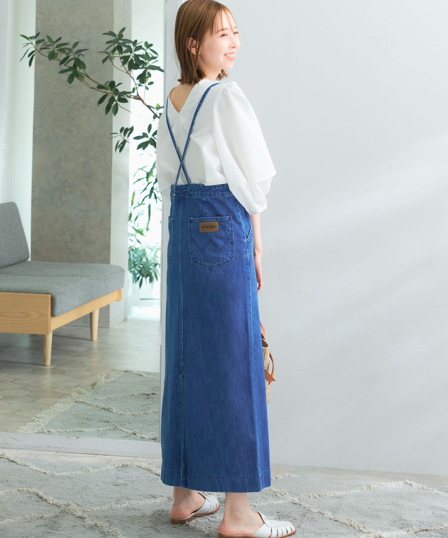 別注』Wrangler×ROSSO SALOPETTE SKIRT[WS8187-RL34]｜URBAN RESEARCH