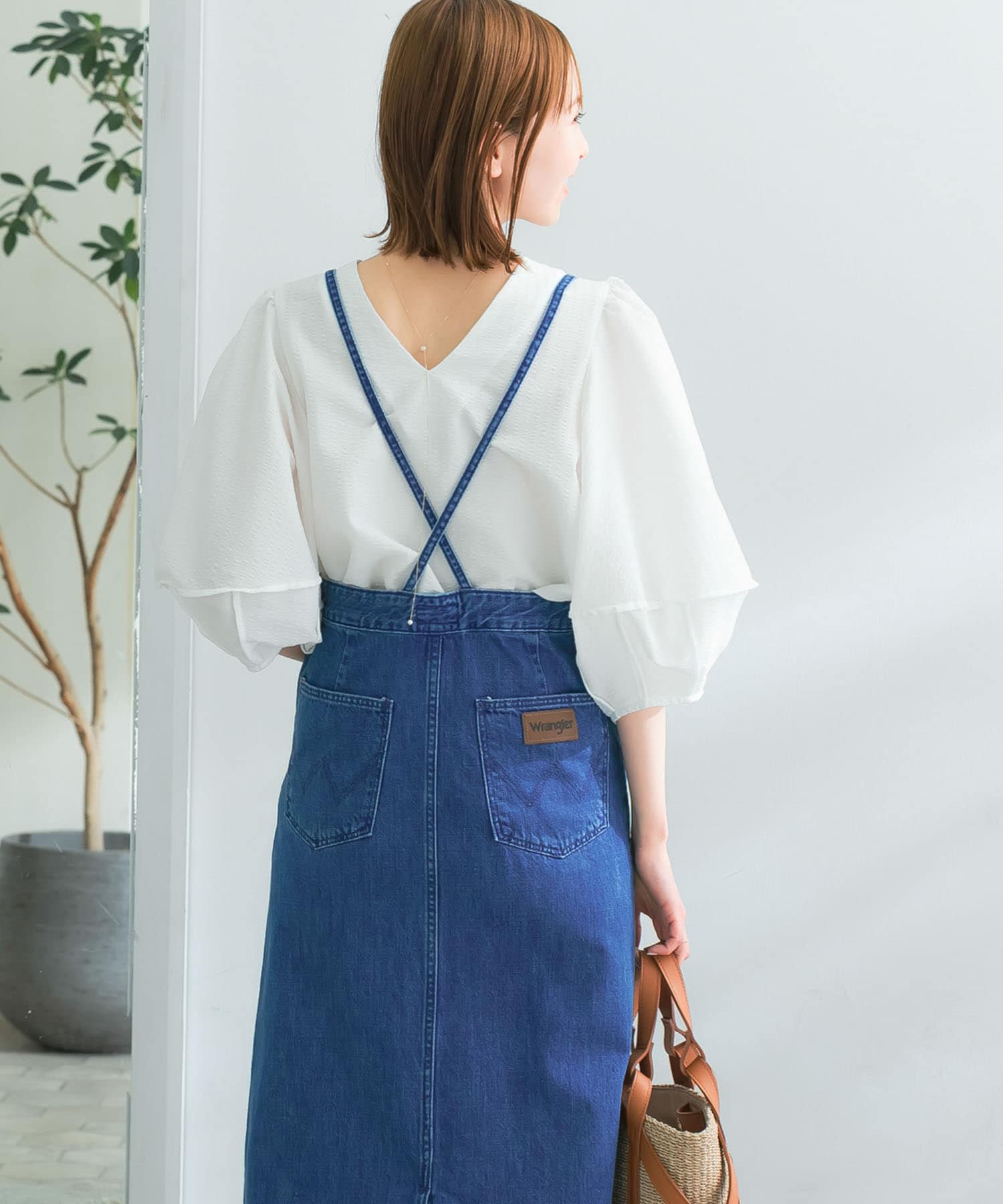 別注』Wrangler×ROSSO SALOPETTE SKIRT[WS8187-RL34]｜URBAN RESEARCH