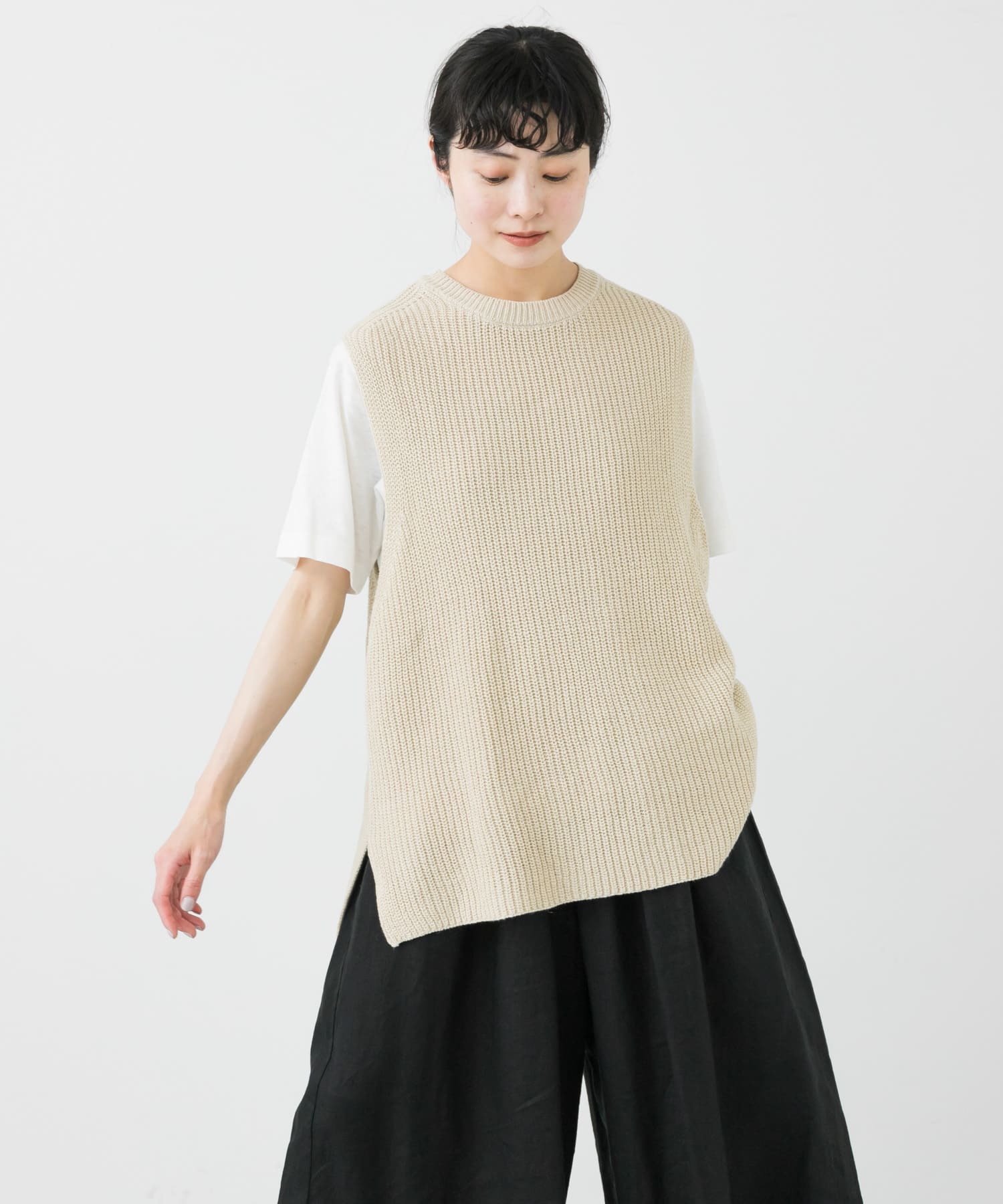 リネンコットンニットベスト[GA34-22M003]｜URBAN RESEARCH公式
