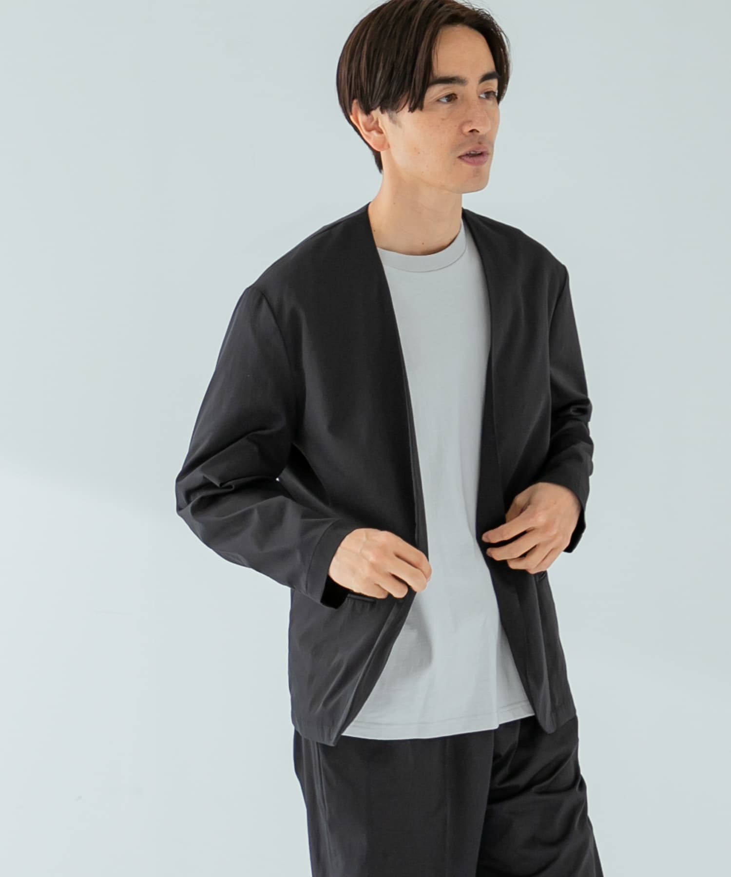 ヴィンテージ復刻 【最終価格】希少CINOH / 別注 リネン ノーカラー