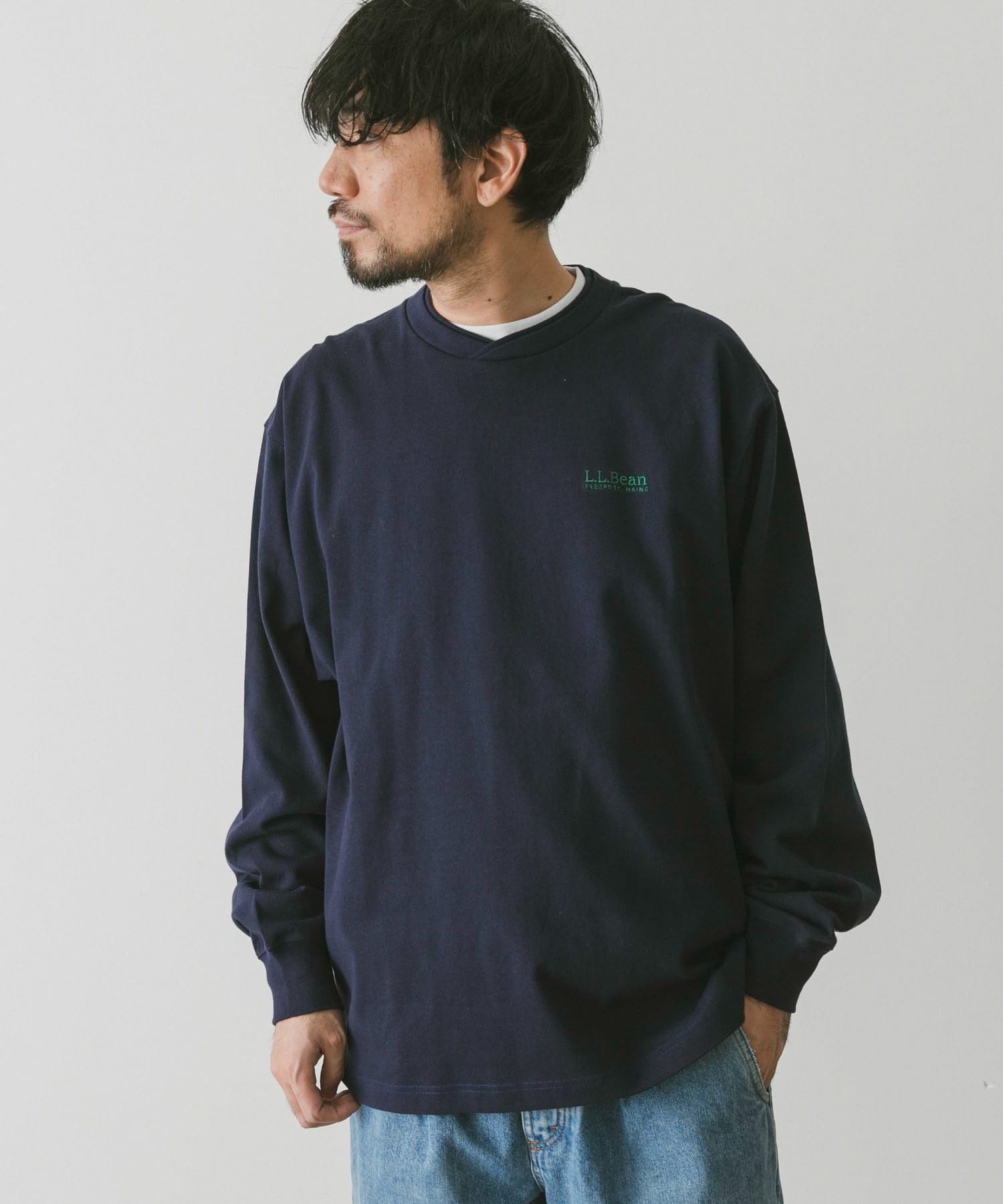 カジュアルL.L.Bean Long Sleeve 【M】