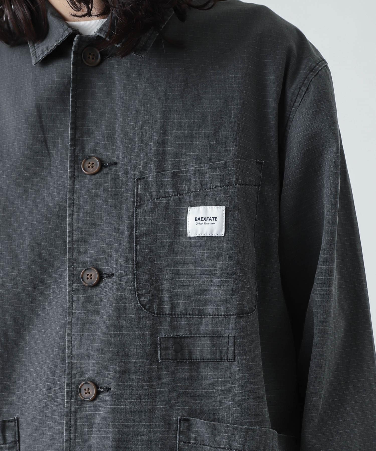 別注』BAEXFATE×Sonny Label ムラ染リップストップカバーオール[LA34