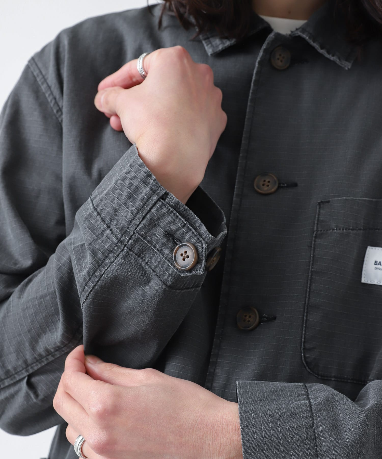 別注』BAEXFATE×Sonny Label ムラ染リップストップカバーオール[LA34