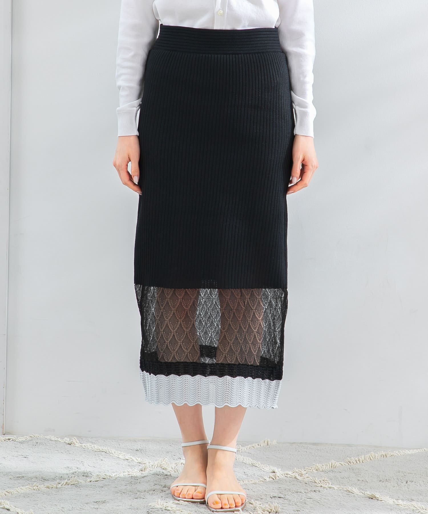WEB限定』TRICOTE SHEER LINE SKIRT[TR31SK046-RL34]｜URBAN RESEARCH