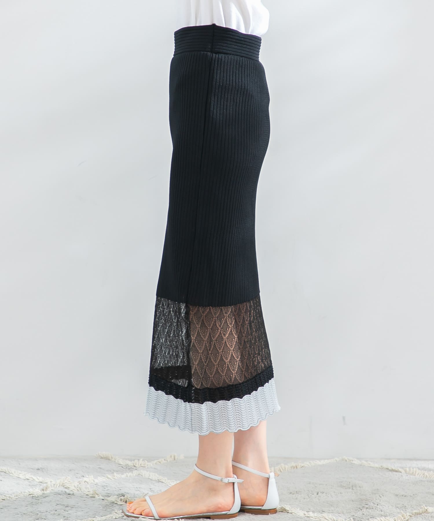 WEB限定』TRICOTE SHEER LINE SKIRT[TR31SK046-RL34]｜URBAN RESEARCH