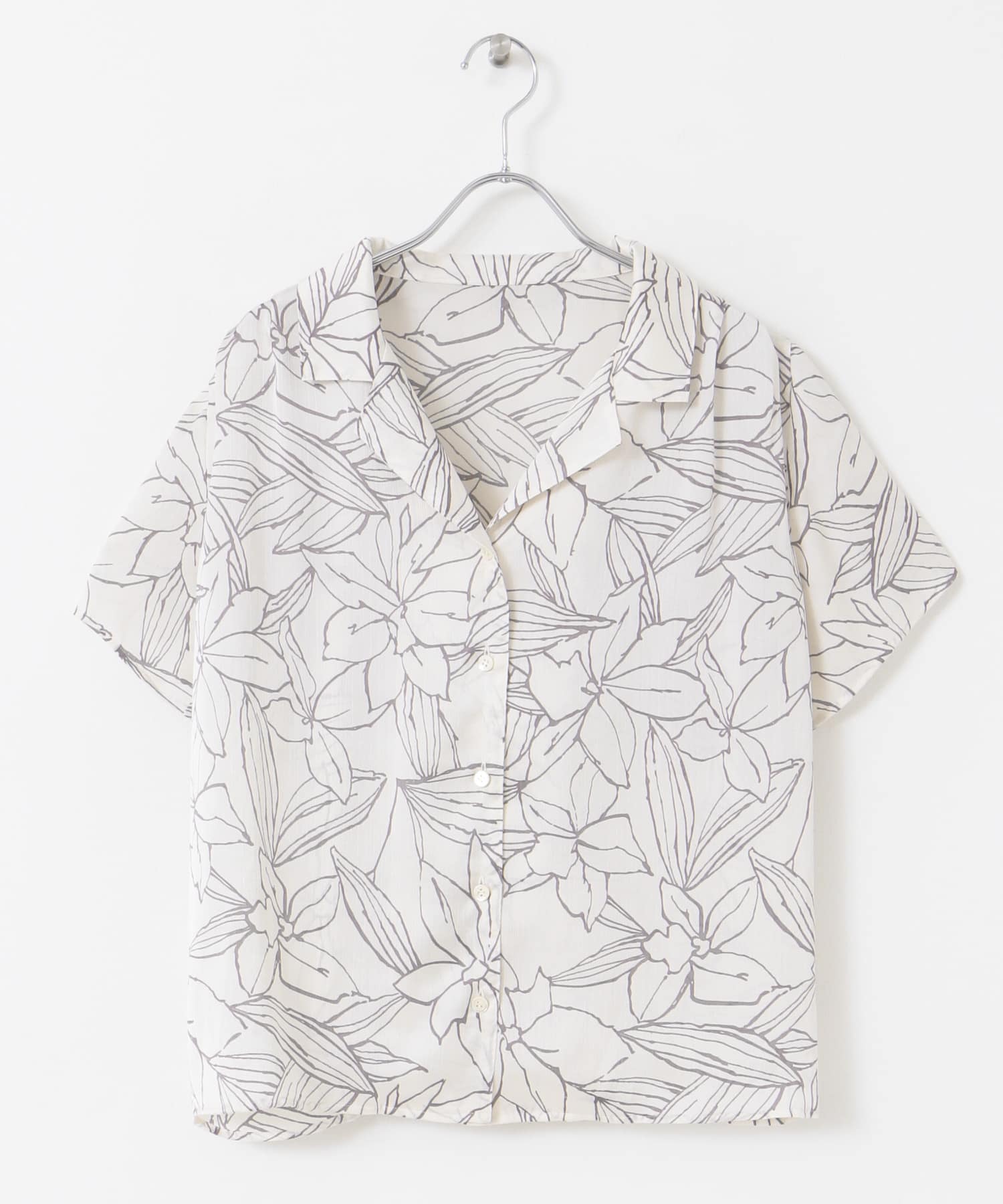 iNtimite Crepe de chine Print Shirts[62320102-ML35n]｜URBAN