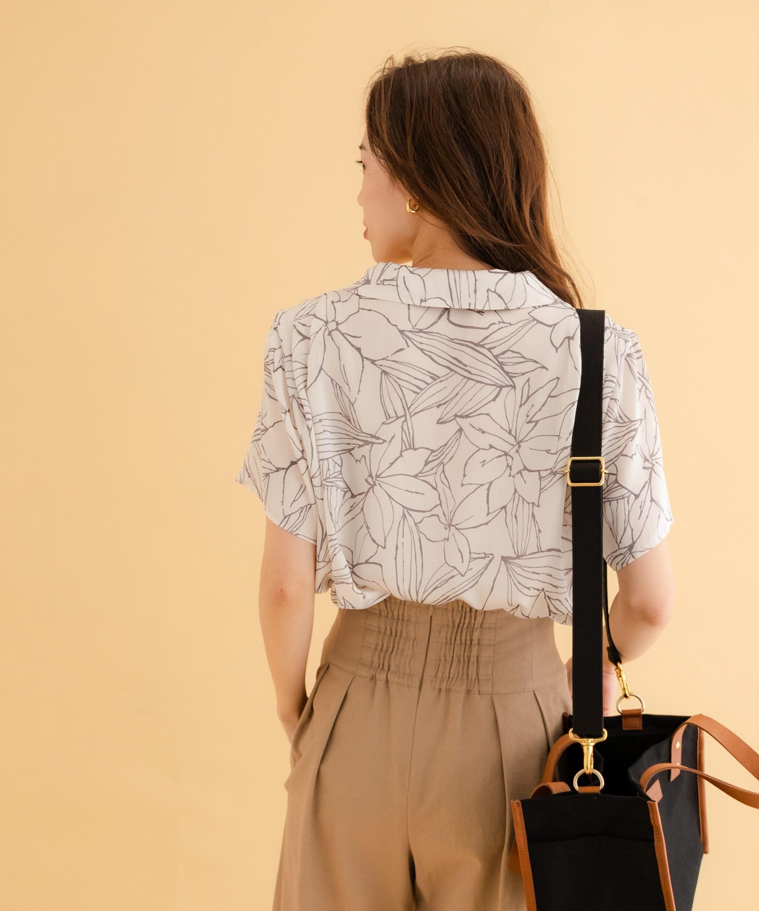 iNtimite Crepe de chine Print Shirts[62320102-ML35n]｜URBAN