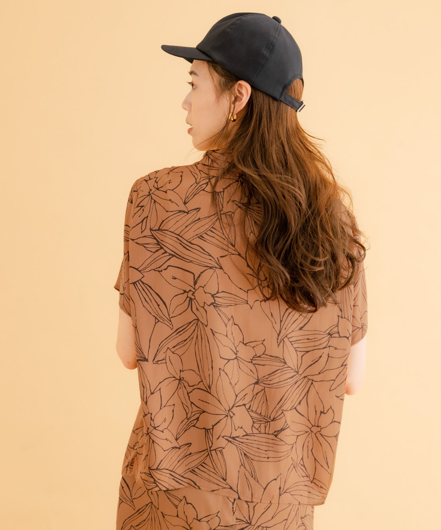 iNtimite Crepe de chine Print Shirts[62320102-ML35n]｜URBAN