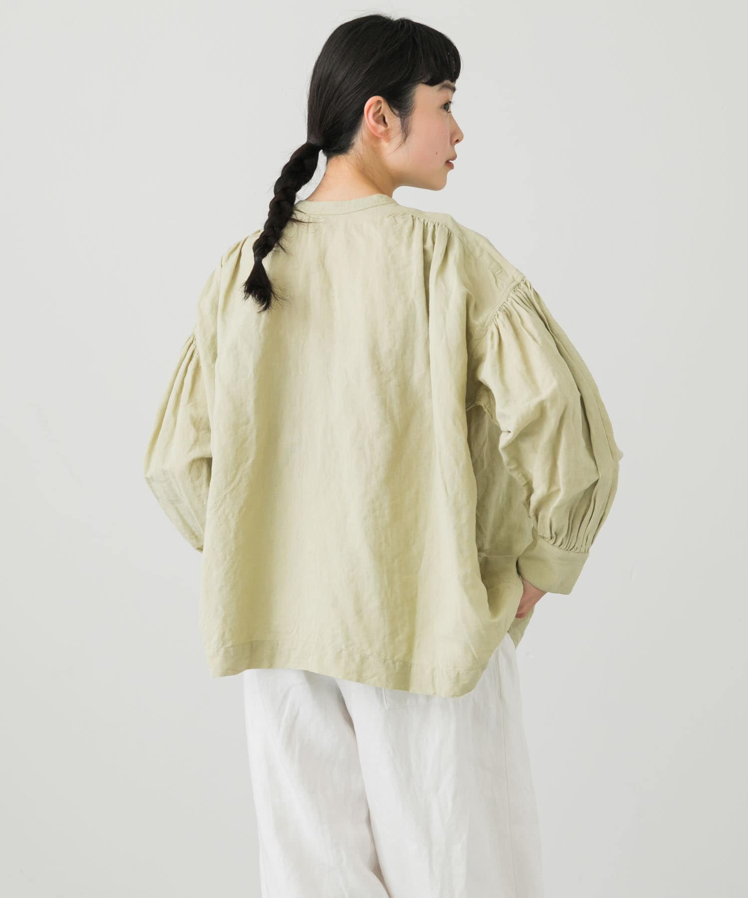 コットンリネンギャザーブラウス[GA35-23M013]｜URBAN RESEARCH公式