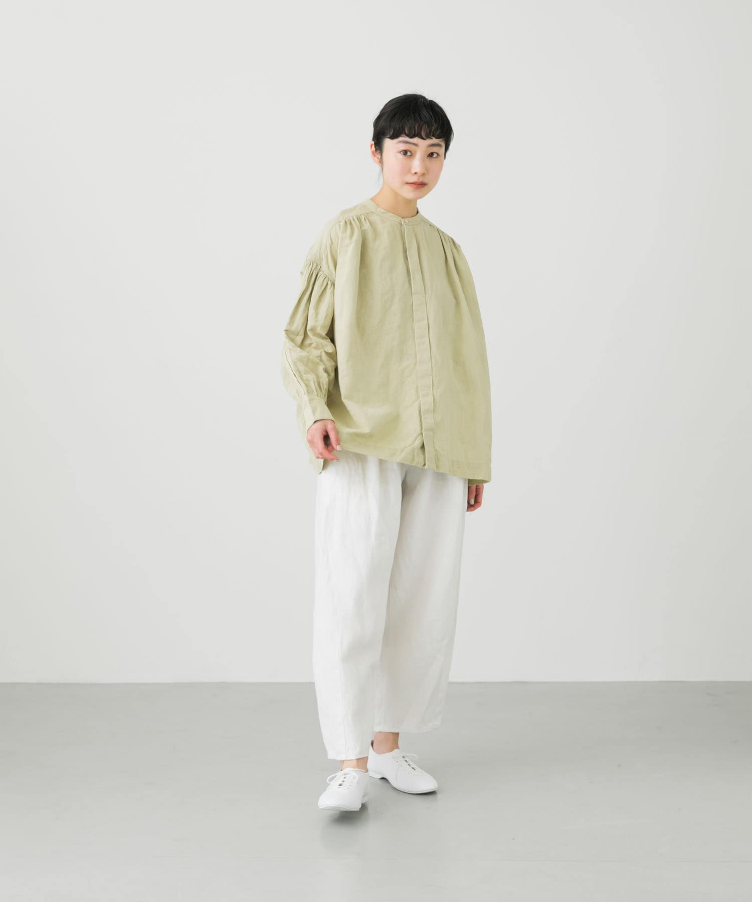 コットンリネンギャザーブラウス[GA35-23M013]｜URBAN RESEARCH公式