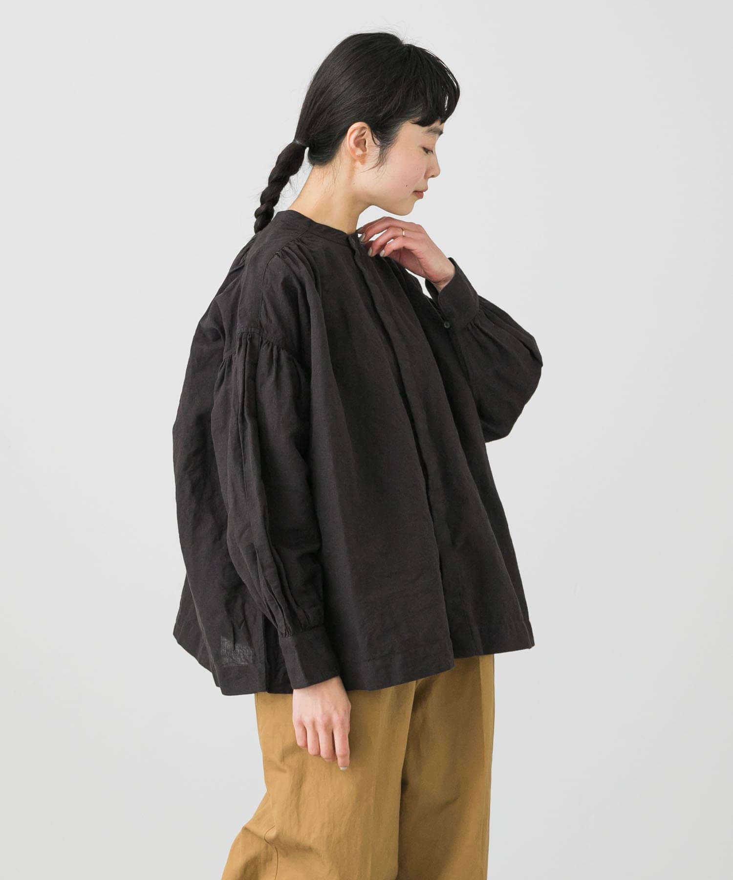 コットンリネンギャザーブラウス[GA35-23M013]｜URBAN RESEARCH公式