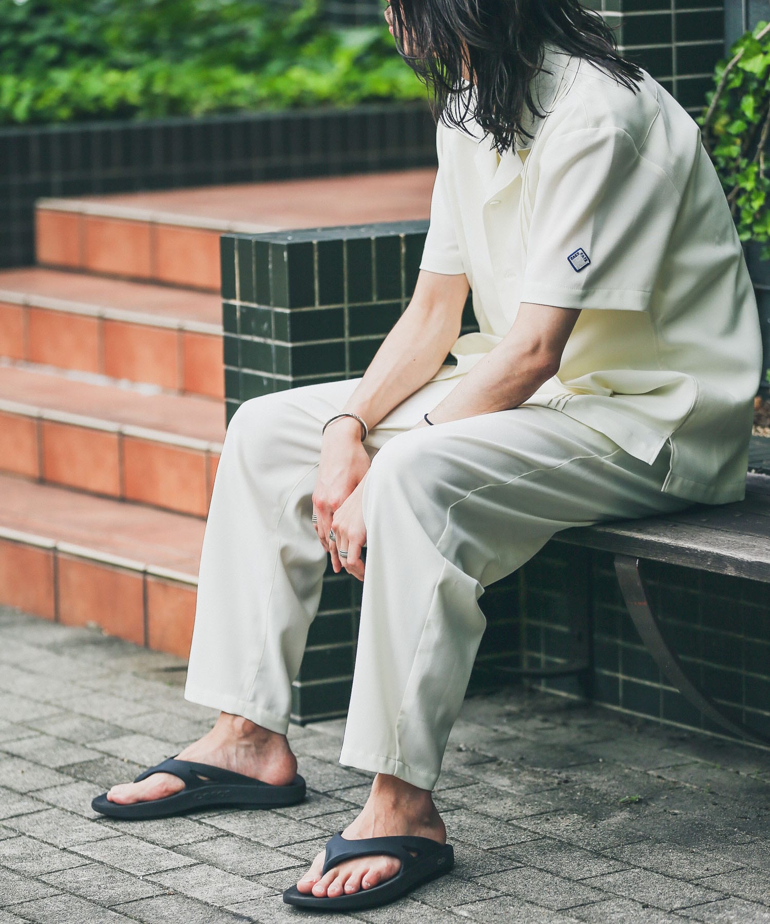 別注』BAEXFATE×Sonny Label テックリネンイージーパンツ[LA35