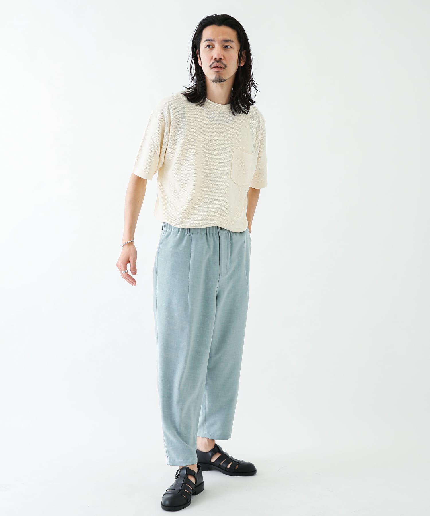 別注』BAEXFATE×Sonny Label テックリネンイージーパンツ[LA35