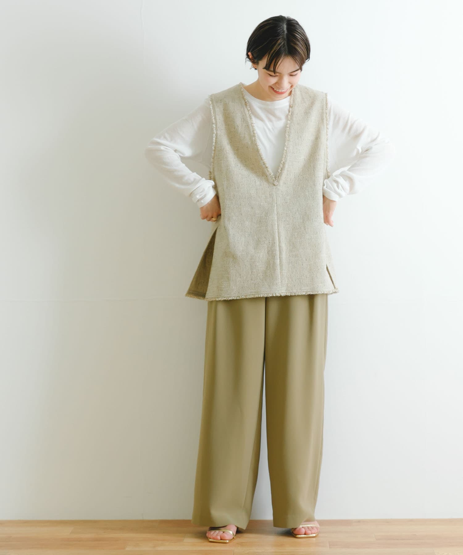 VanvesCottonツイードジレ[UR35-23O004]｜URBAN RESEARCH