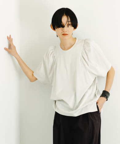 『WEB/一部店舗限定』GATHER SLEEVE T-SHIRTS