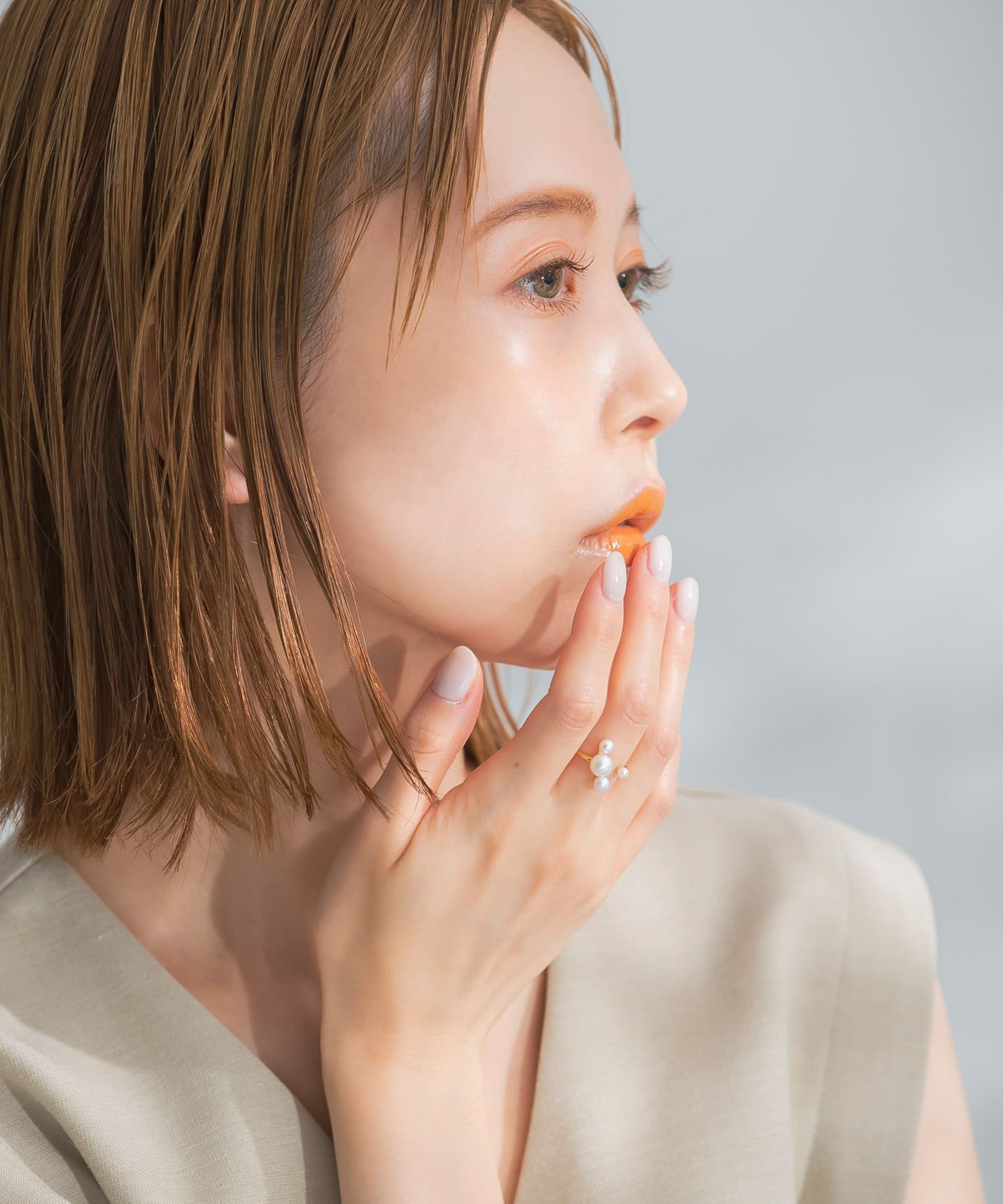 Favorible Asymmetry pearl ring[RA35-2KW501]｜URBAN RESEARCH公式