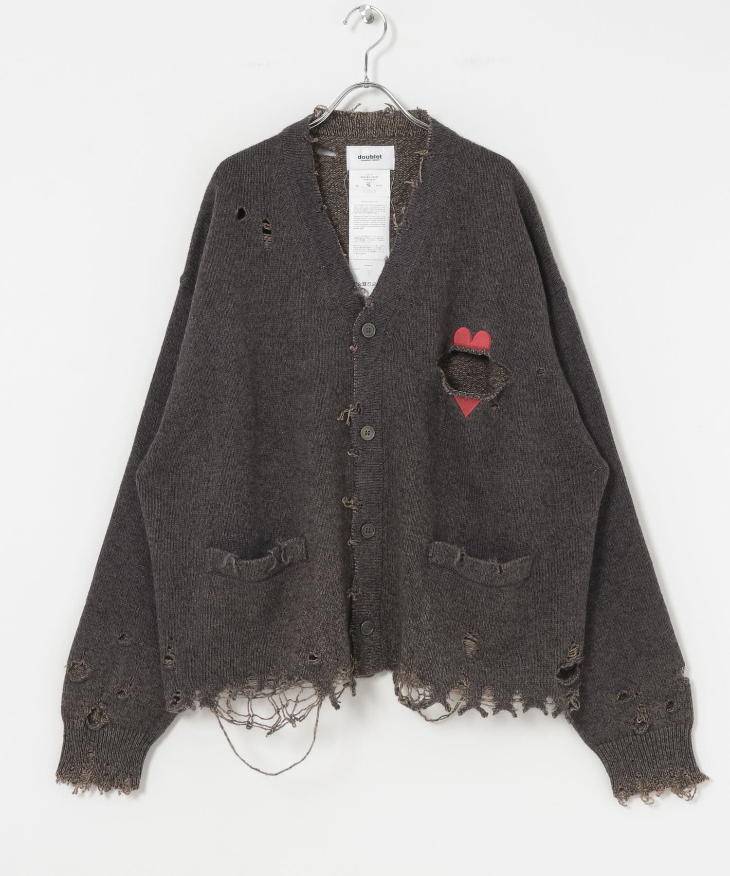 doublet BROKEN HEART CARDIGAN[23AW56KN136UM36]｜URBAN RESEARCH公式