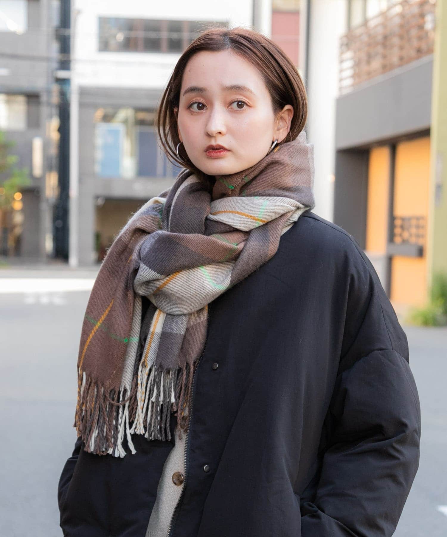 アーバンリサーチドアーズ　大判ストール