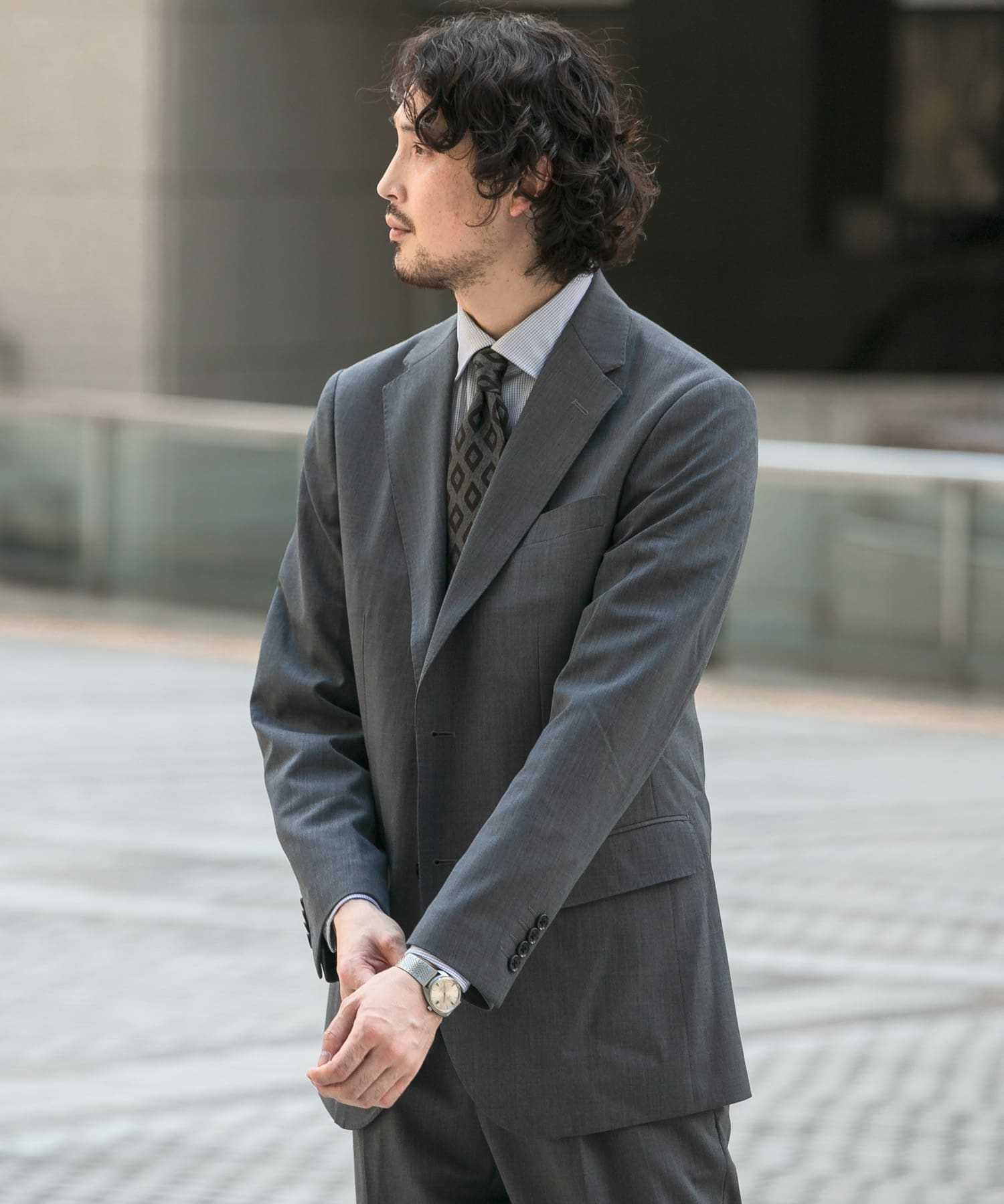 LIFE STYLE TAILOR ウォッシャブルストレッチジャケット[DT36-18L501