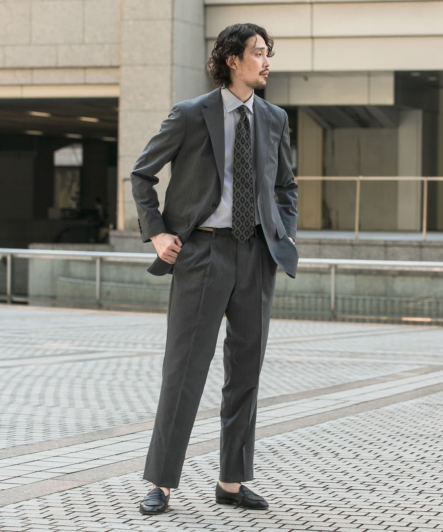 LIFE STYLE TAILOR ウォッシャブルストレッチジャケット[DT36-18L501