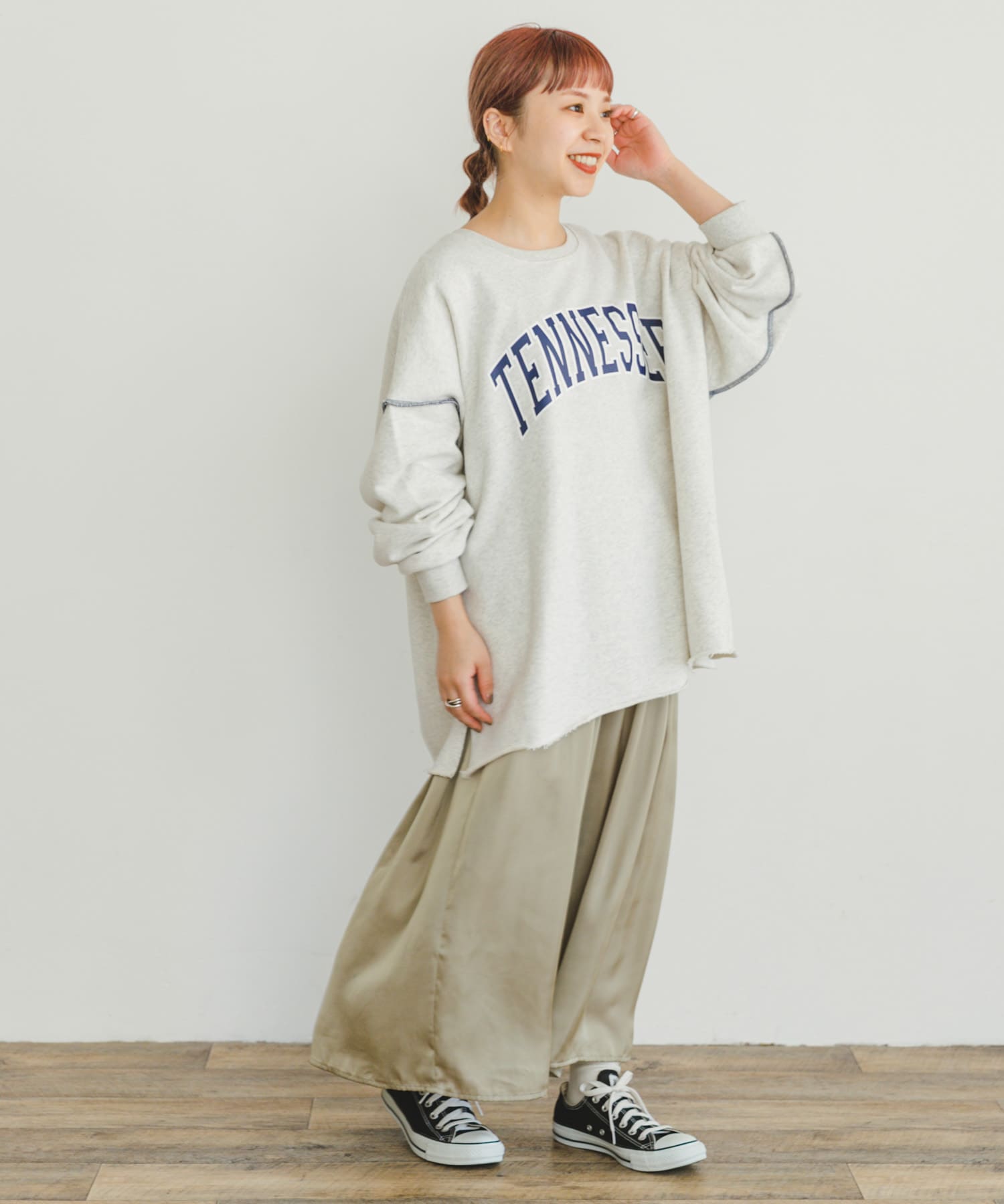 サテンイージーガウチョパンツ[IT36-24A006]｜URBAN RESEARCH