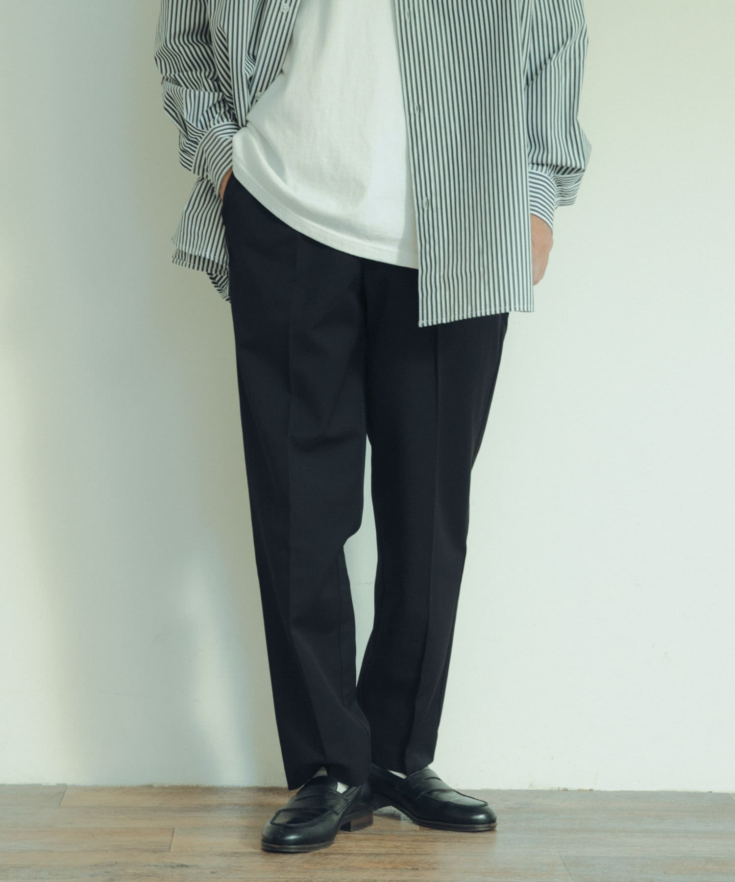 ストレッチ×ウォッシャブル裏キモウスラックス[IT37-14B005]｜URBAN