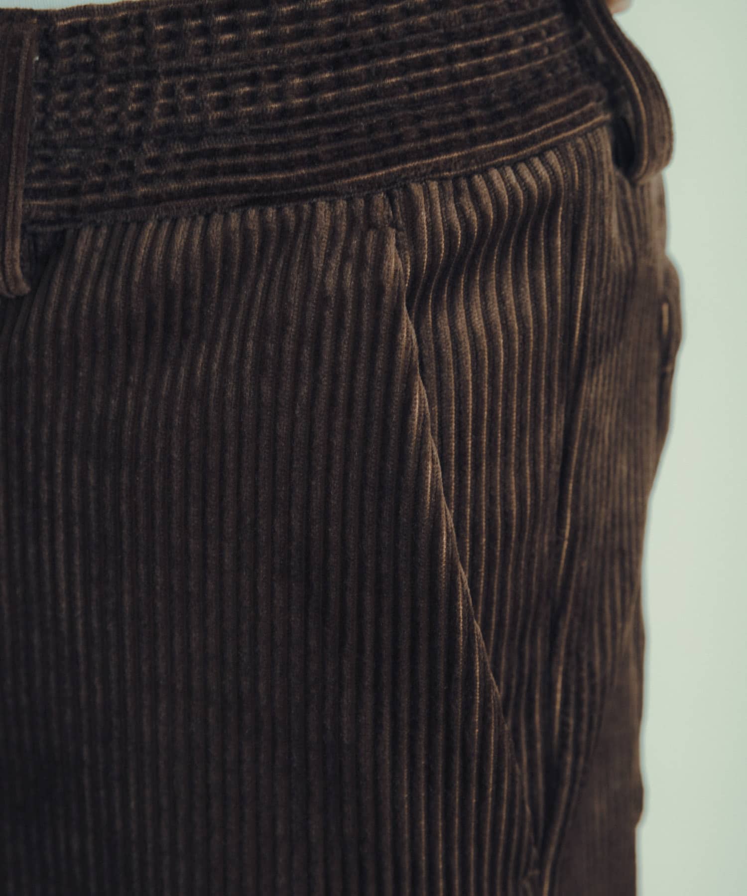 裏フリース ボンディングコーデュロイパンツ[IT37-14B004]｜URBAN
