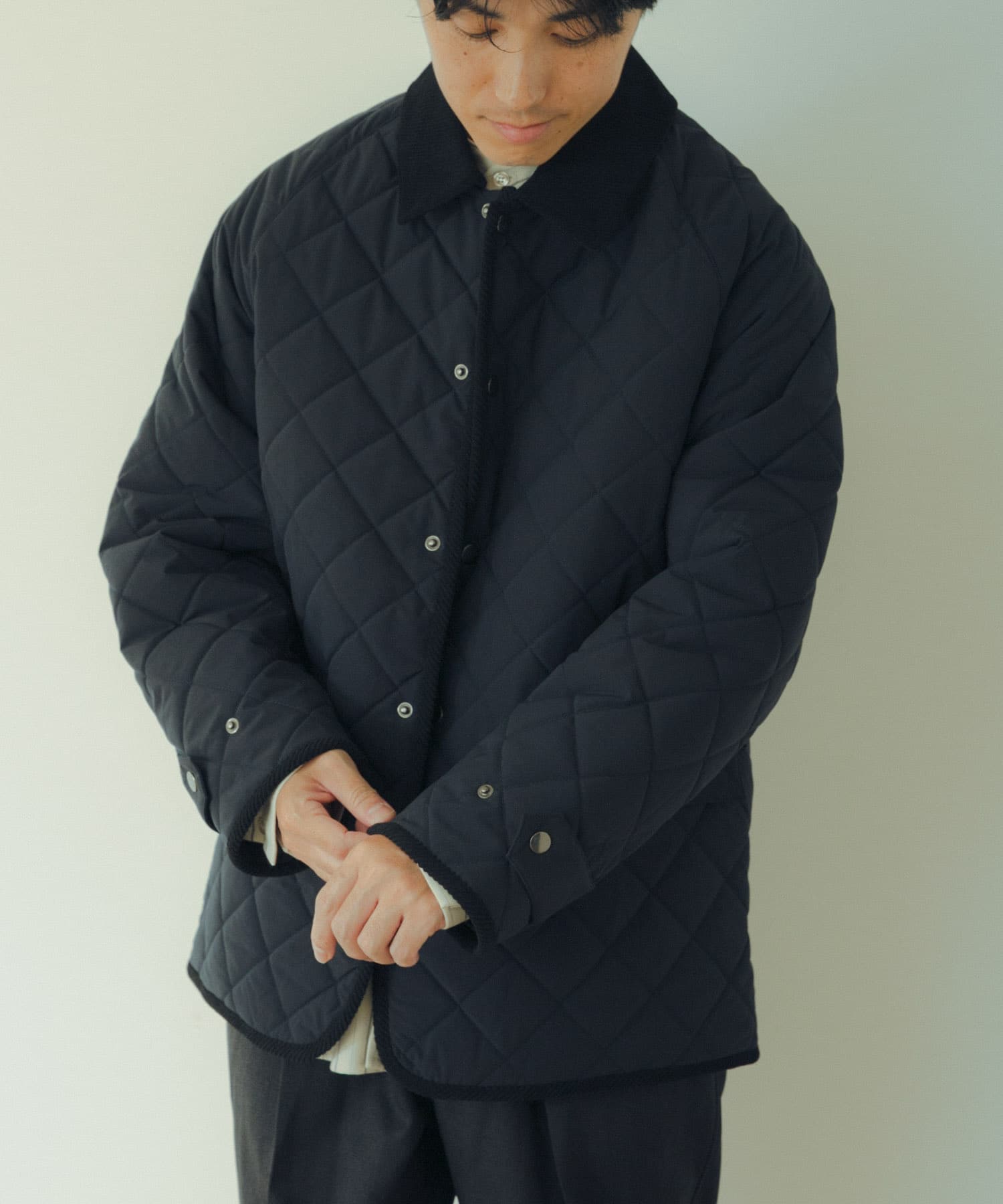 衿コーデュロイ 中綿キルティングジャケット[IT36-17A012]｜URBAN ...