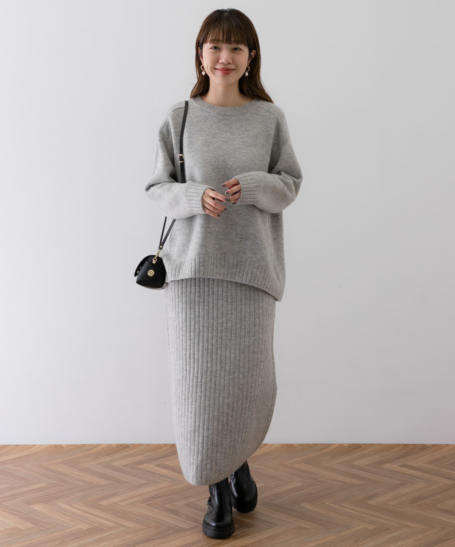 WEB限定』トップス×スカートニットセットアップ[LA37-26T701]｜URBAN