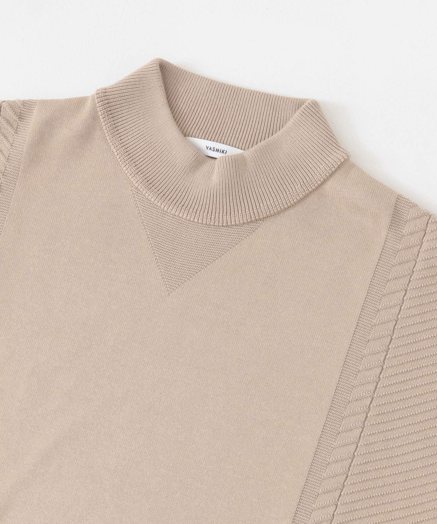お歳暮 人気 オシャレ YASHIKI Knit[YSK23AWKN02DM36]｜URBAN neck Mock Akisora トップス