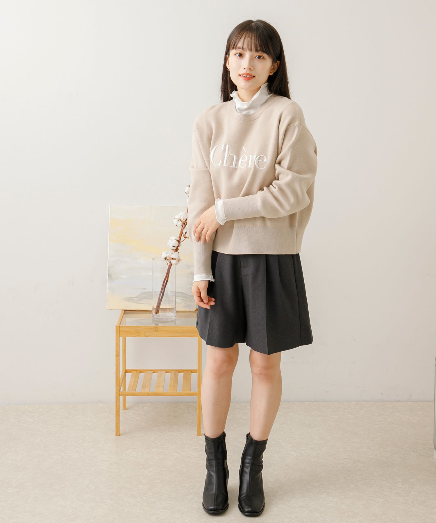 HEYUMM ロゴシシュウセーター[AH37-22H002]｜URBAN 