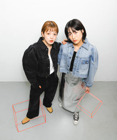 タックスリーブクロップドデニムジャケット